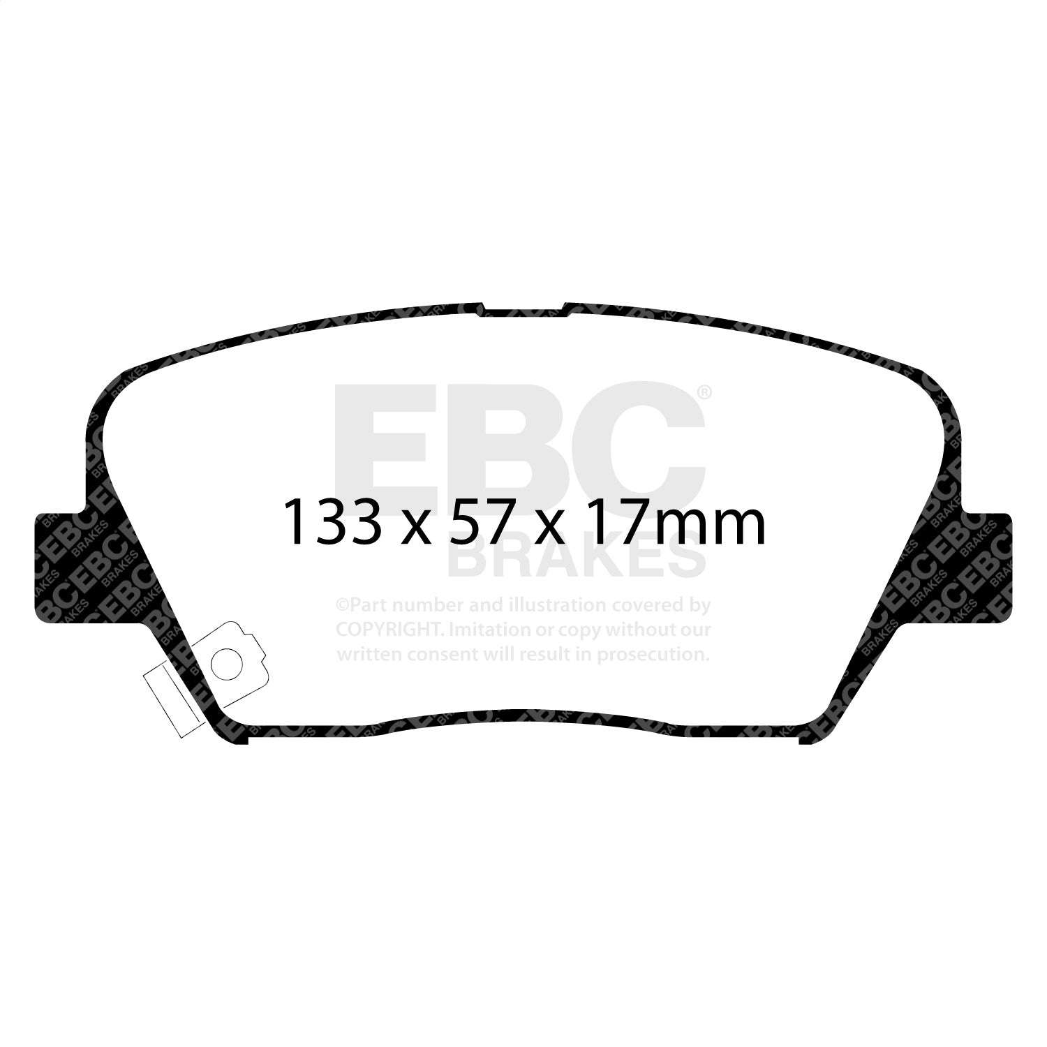 EBC Brakes DP41863R Yellowstuff Street And Track Brake Pads