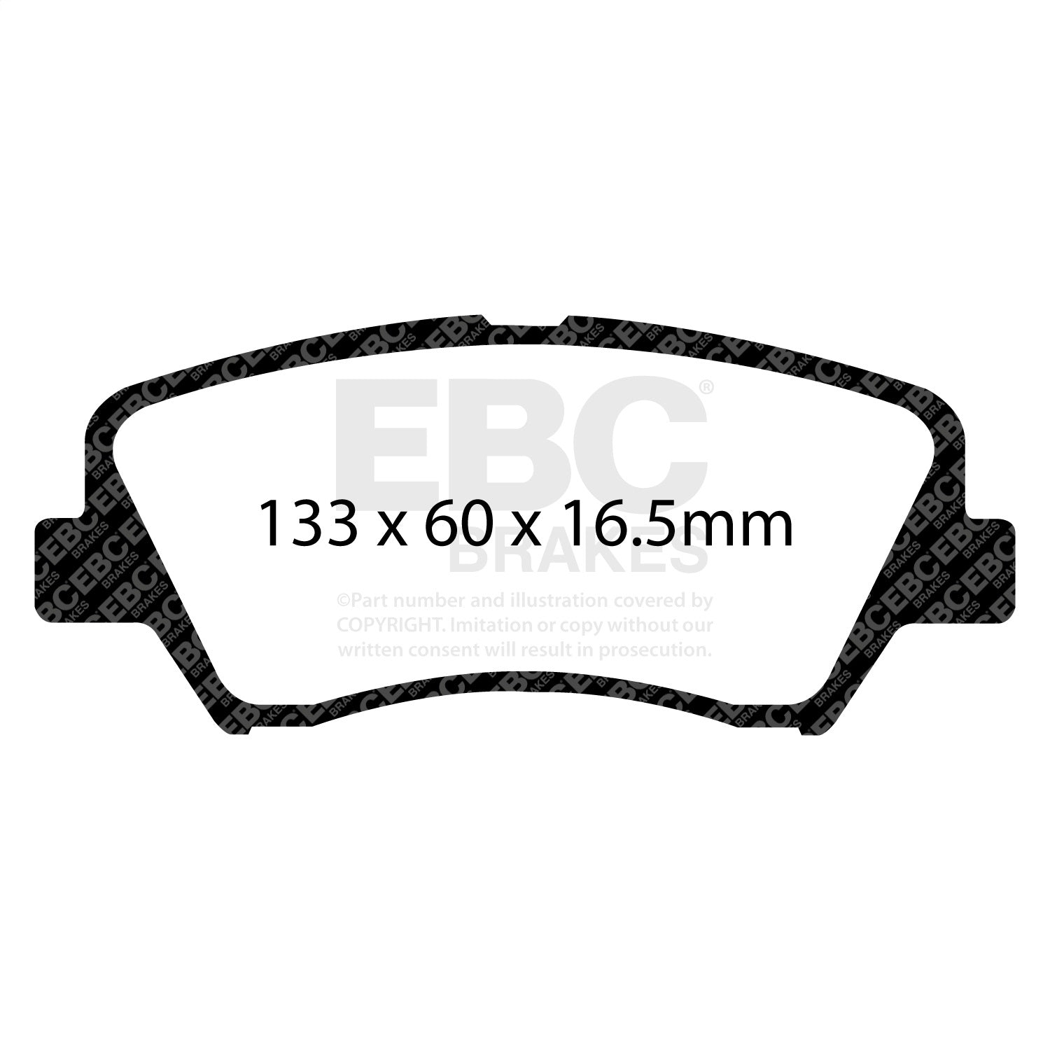 EBC Brakes DP31874C Redstuff Ceramic Low Dust Brake Pads