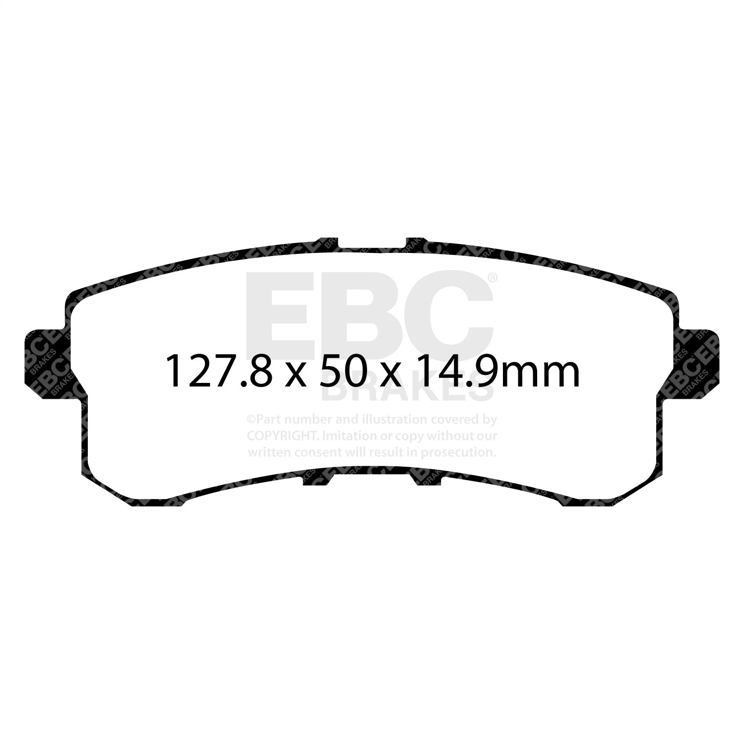 EBC Brakes DP41876R Yellowstuff Street And Track Brake Pads
