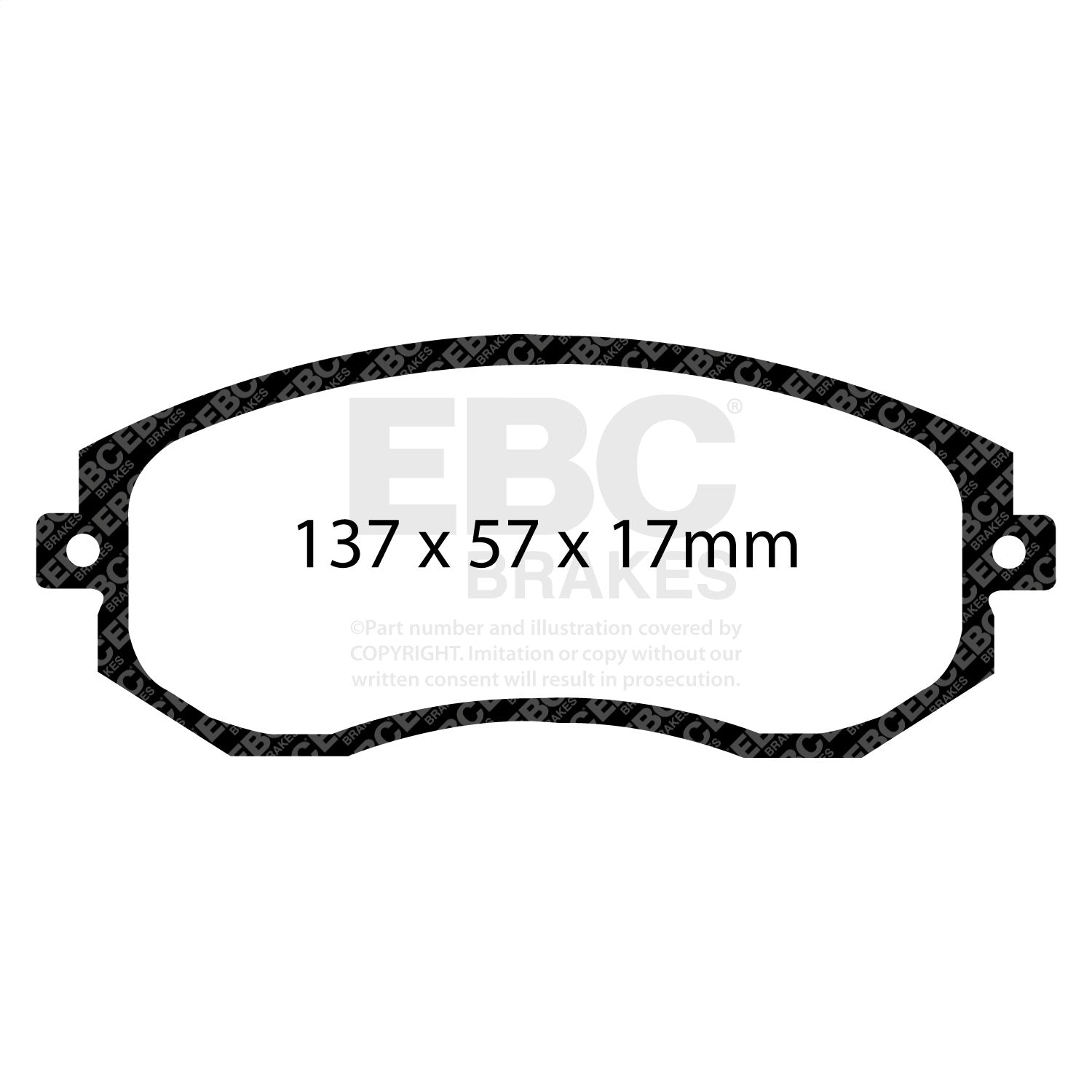 EBC Brakes DP31884C Redstuff Ceramic Low Dust Brake Pads