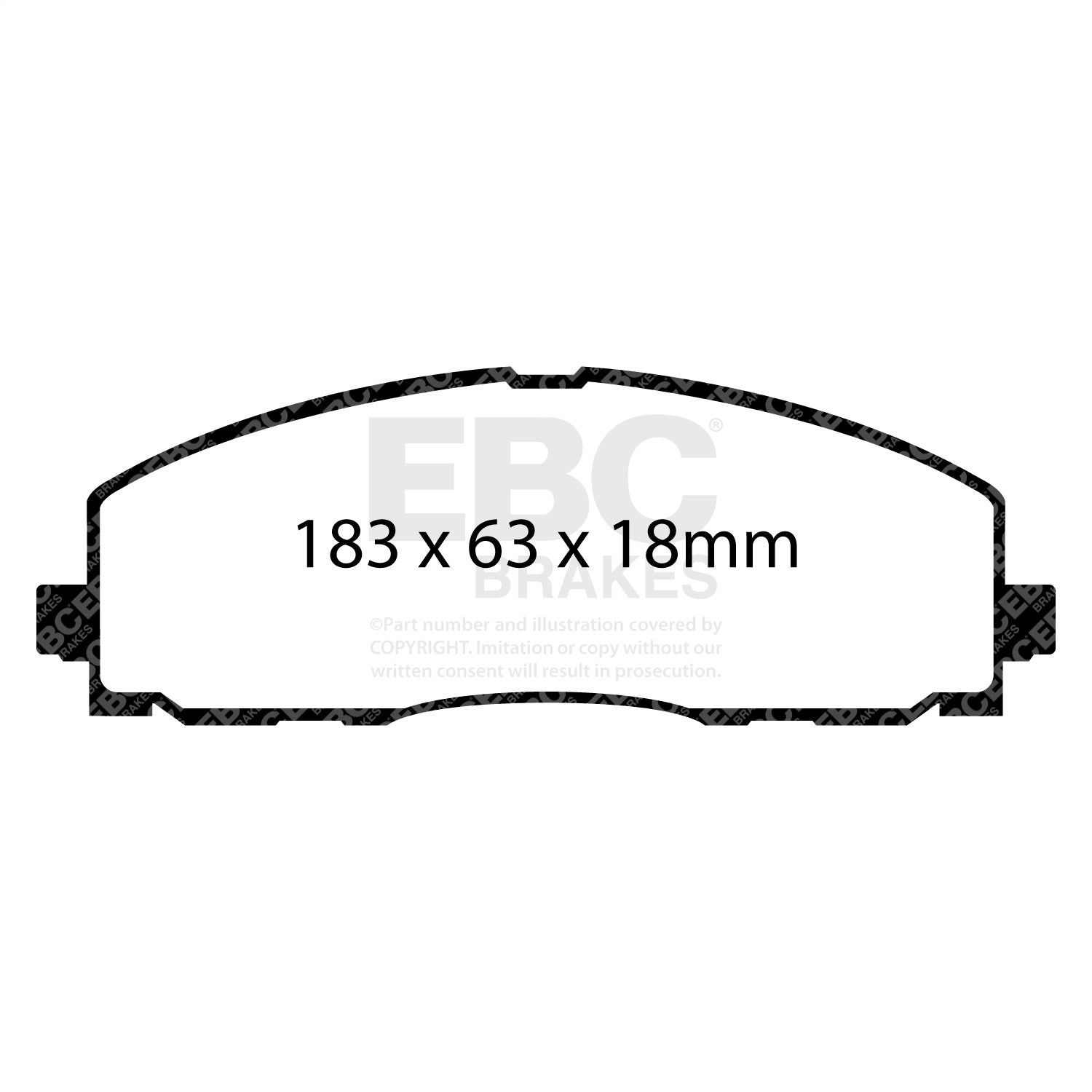 EBC Brakes ED91888 Orangestuff 9000 Series Race Brake Pads