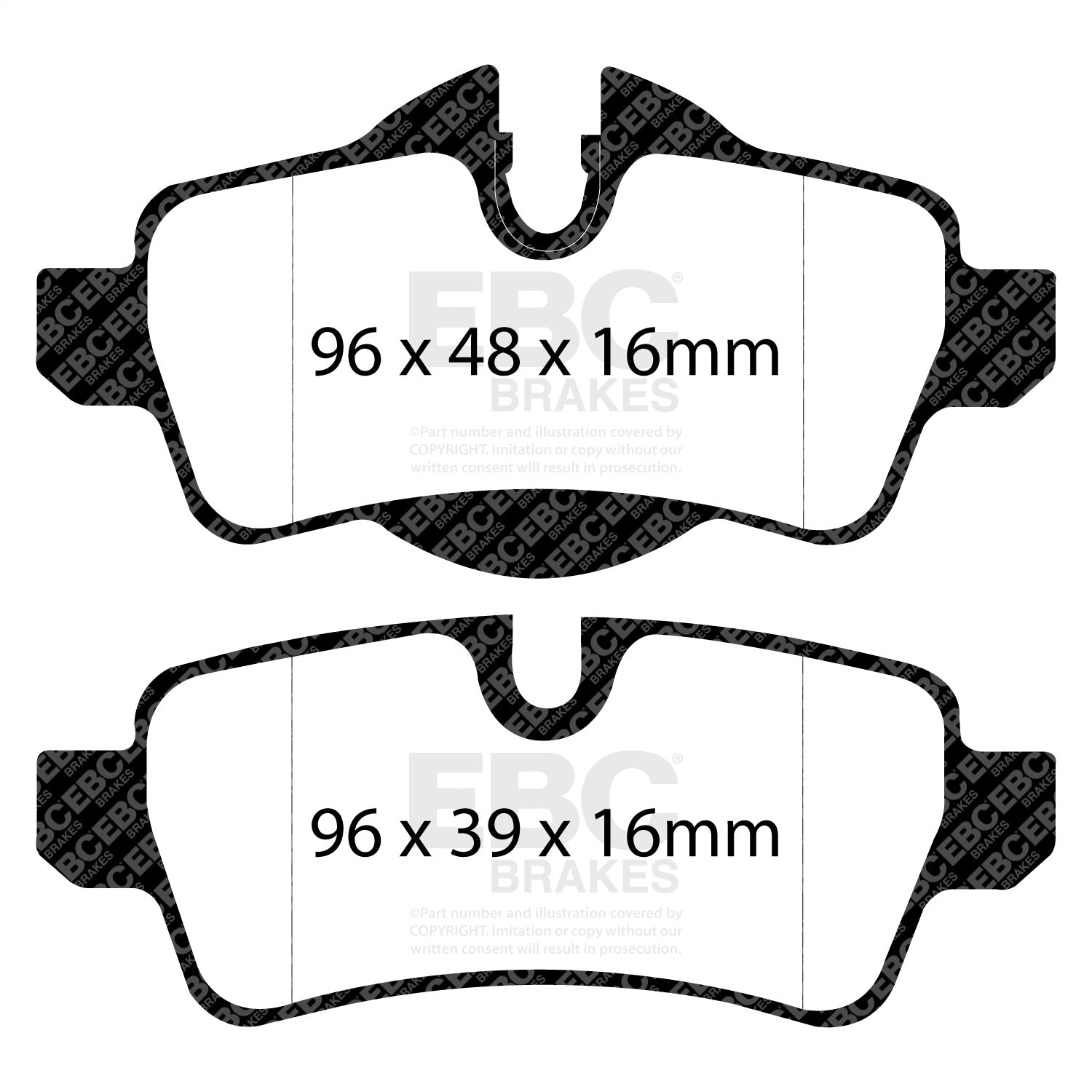 EBC Brakes DP21931 Greenstuff 2000 Series Sport Brake Pads Fits 07-15 Cooper