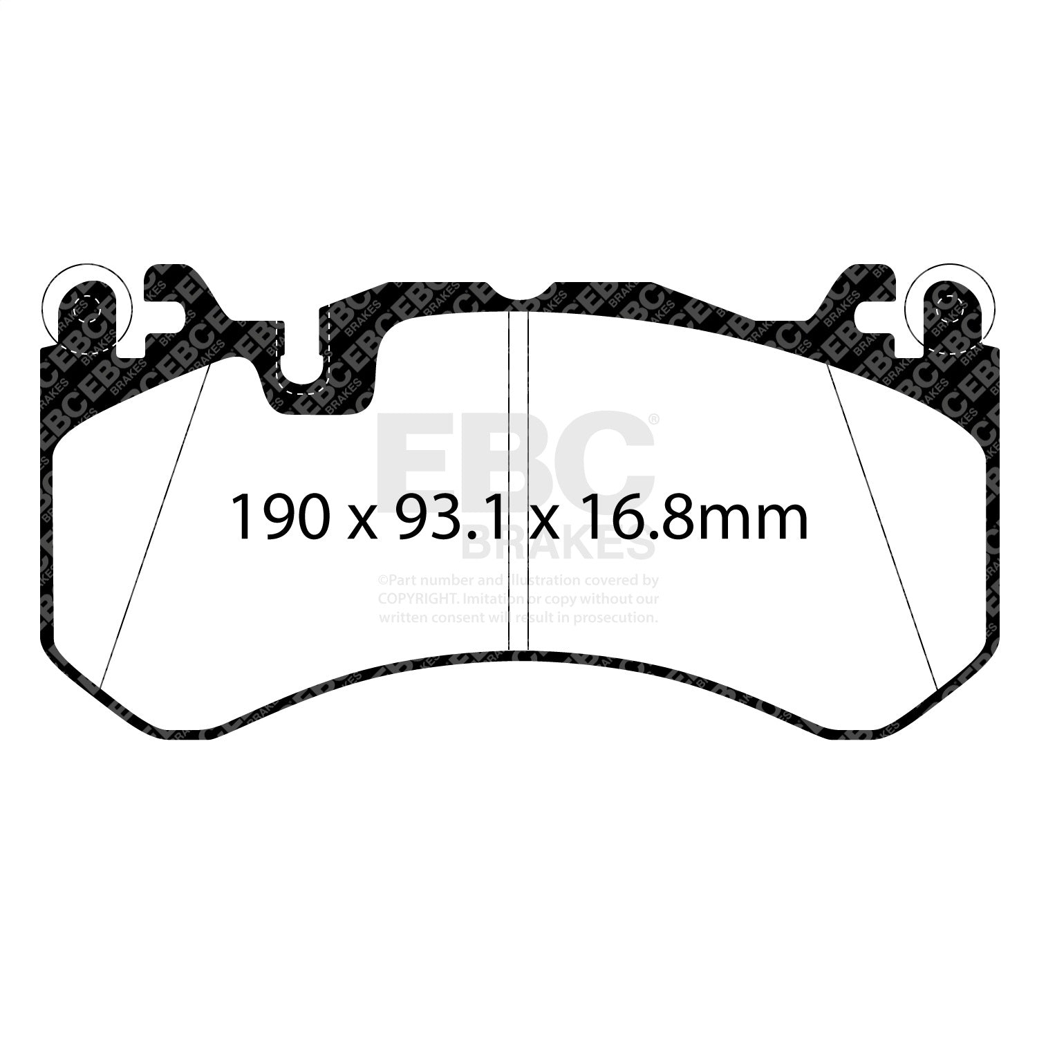 EBC Brakes DP51939NDX Bluestuff NDX Full Race Brake Pads