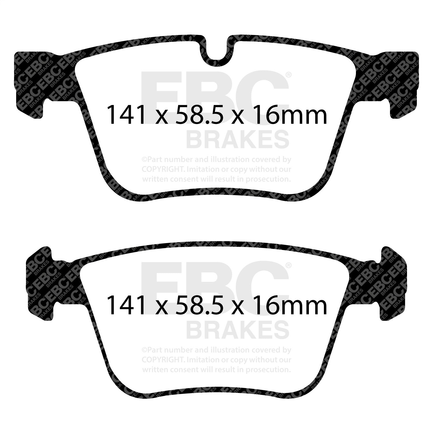 EBC Brakes DP31942C Redstuff Ceramic Low Dust Brake Pads