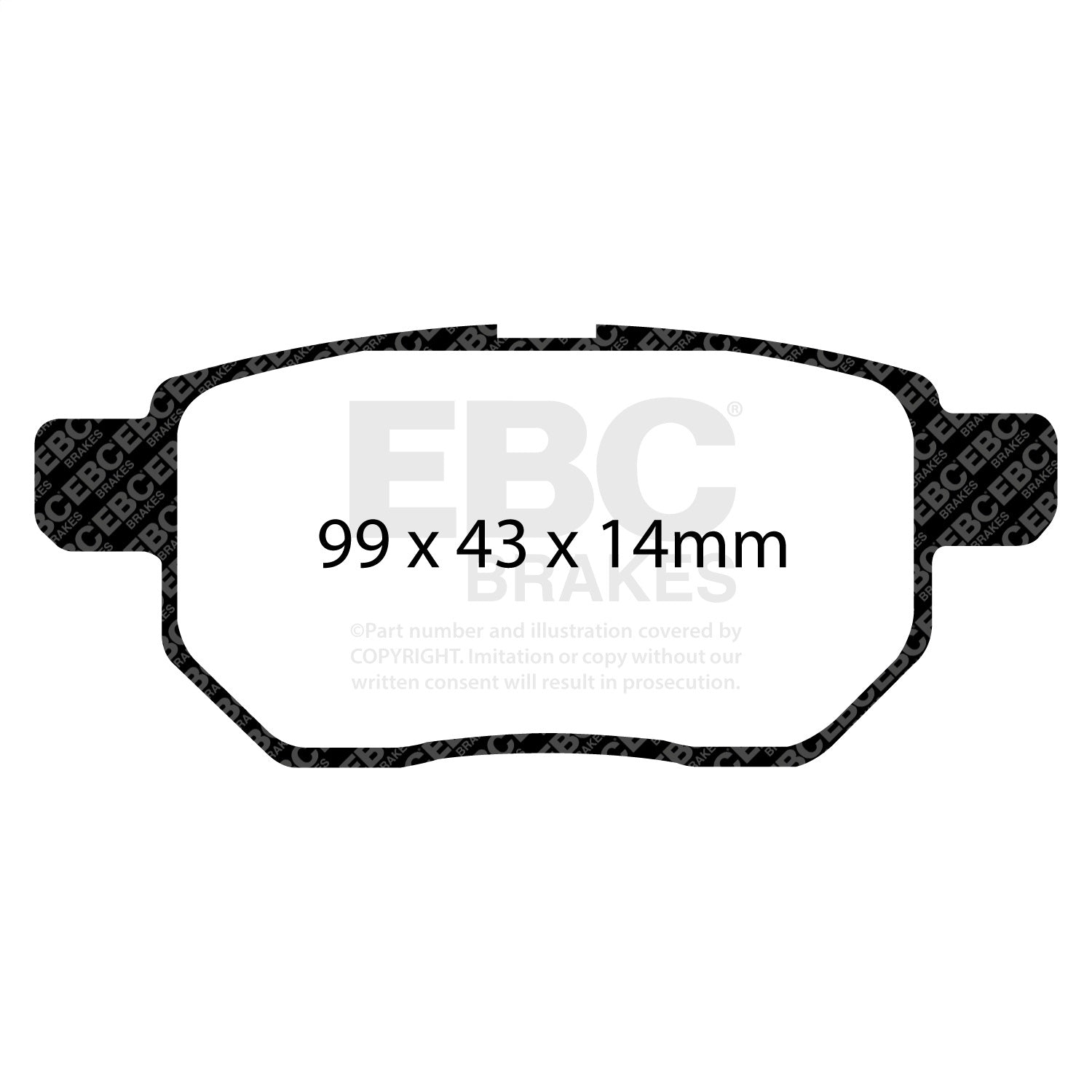 EBC Brakes DP41947R Yellowstuff Street And Track Brake Pads