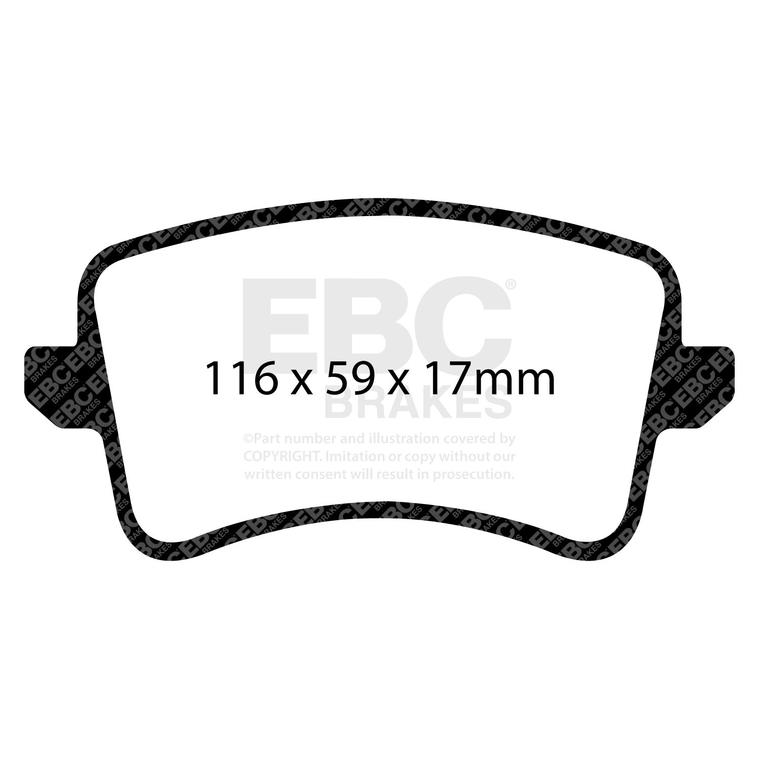 EBC Brakes UD1386 Ultimax  Brake Pads