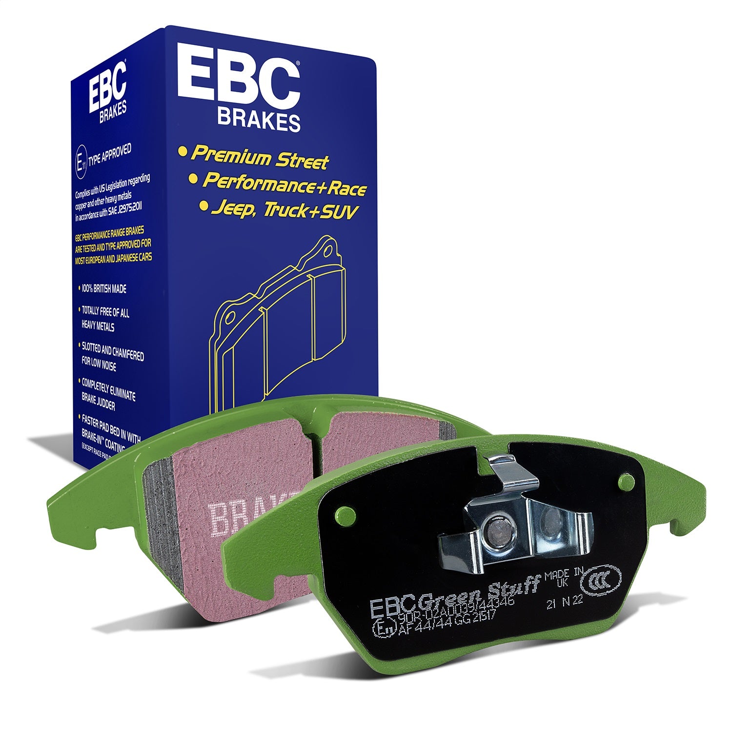 EBC Brakes DP21517 Greenstuff 2000 Series Sport Brake Pads