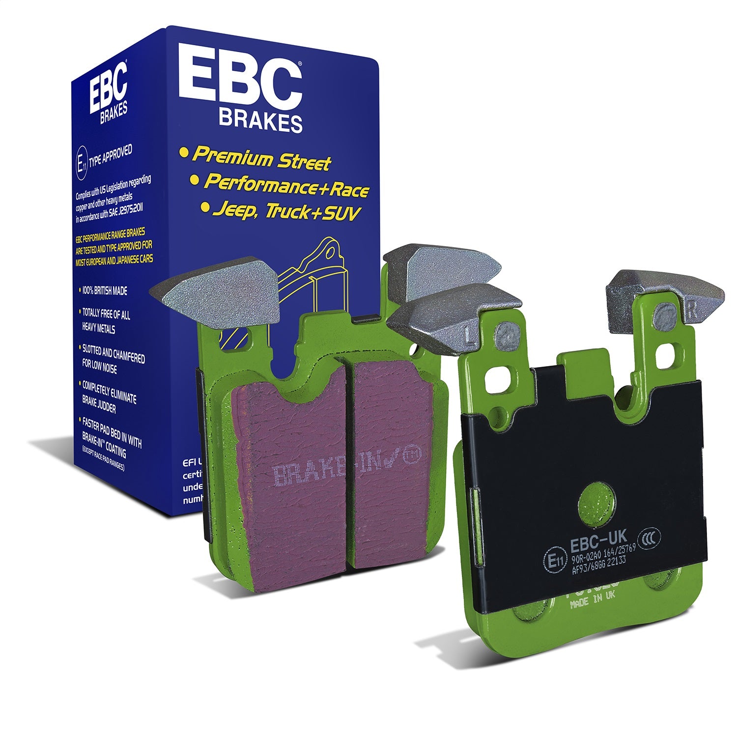 EBC Brakes DP22133 Greenstuff 2000 Series Sport Brake Pads