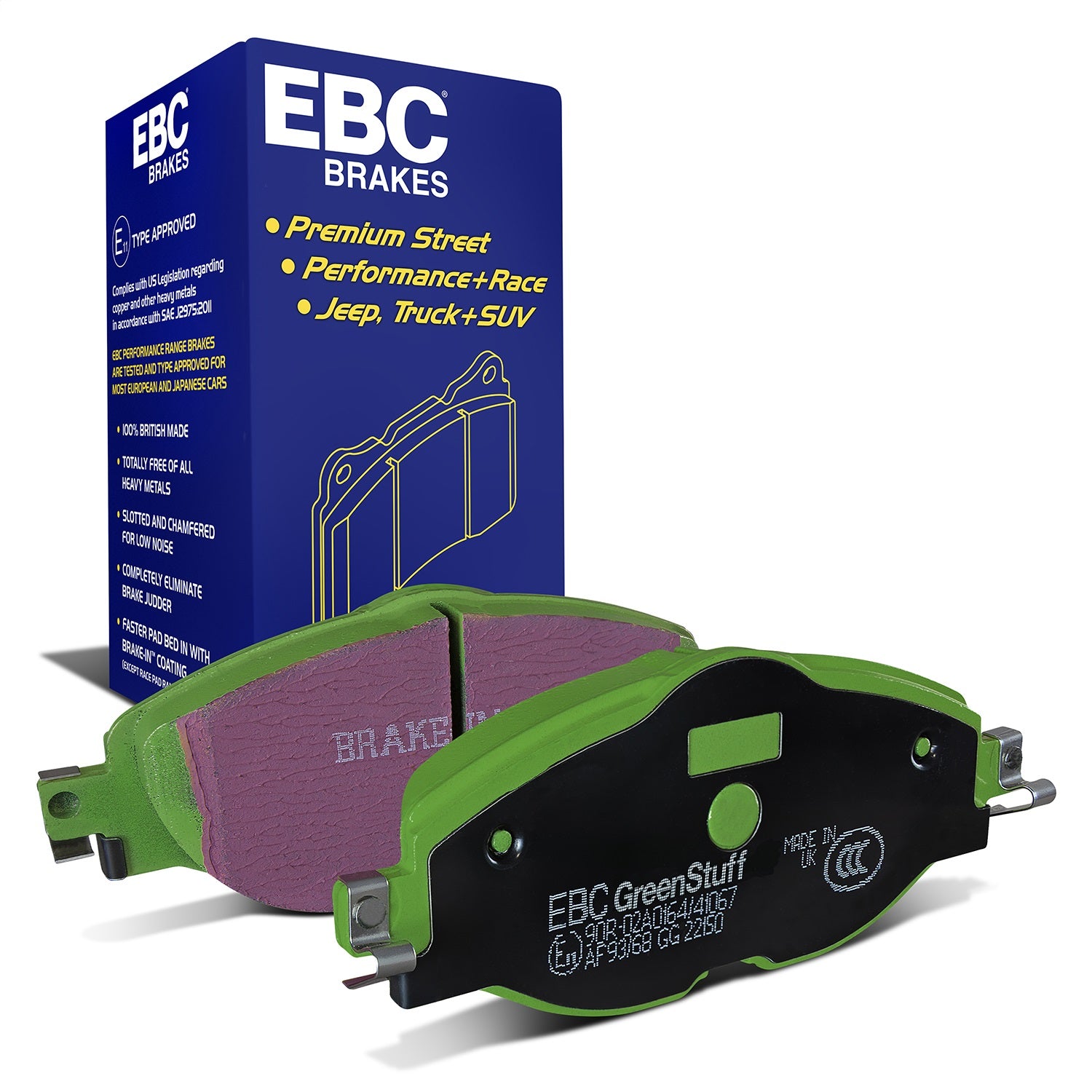 EBC Brakes DP22150 Greenstuff 2000 Series Sport Brake Pads