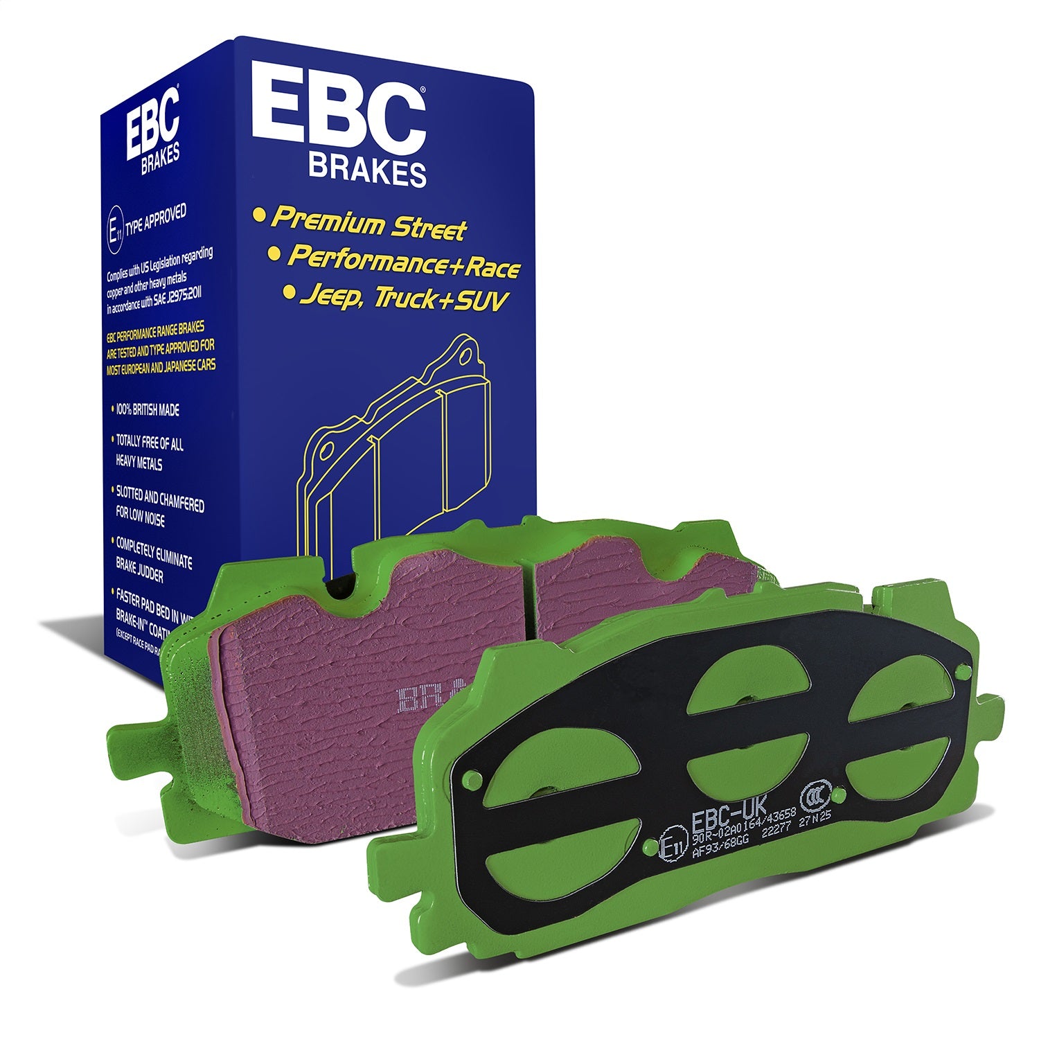 EBC Brakes DP22277 Greenstuff 2000 Series Sport Brake Pads Fits 18-25 S4 S5 SQ5