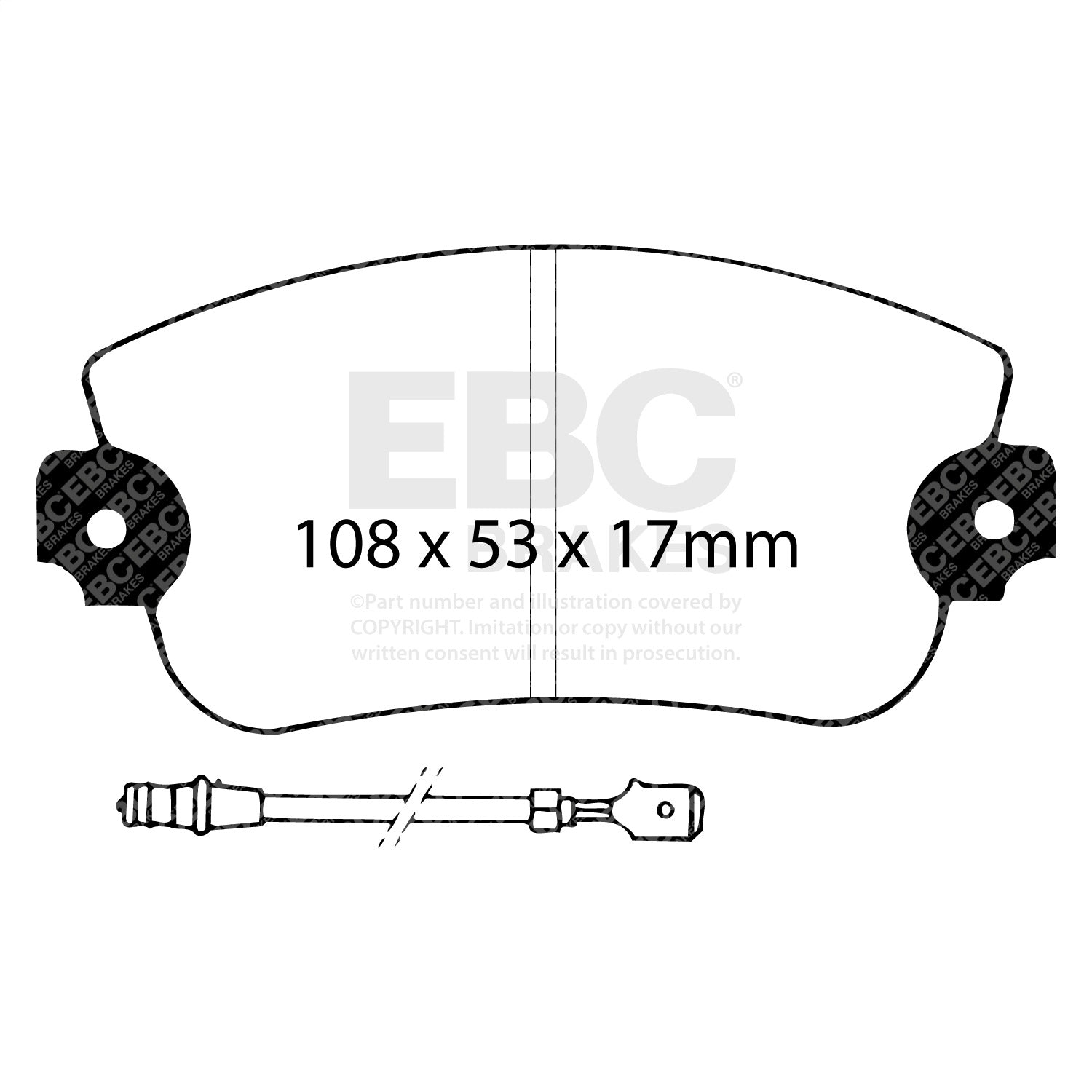 EBC Brakes DP2230 Greenstuff 2000 Series Sport Brake Pads Fits 76-81 Beta