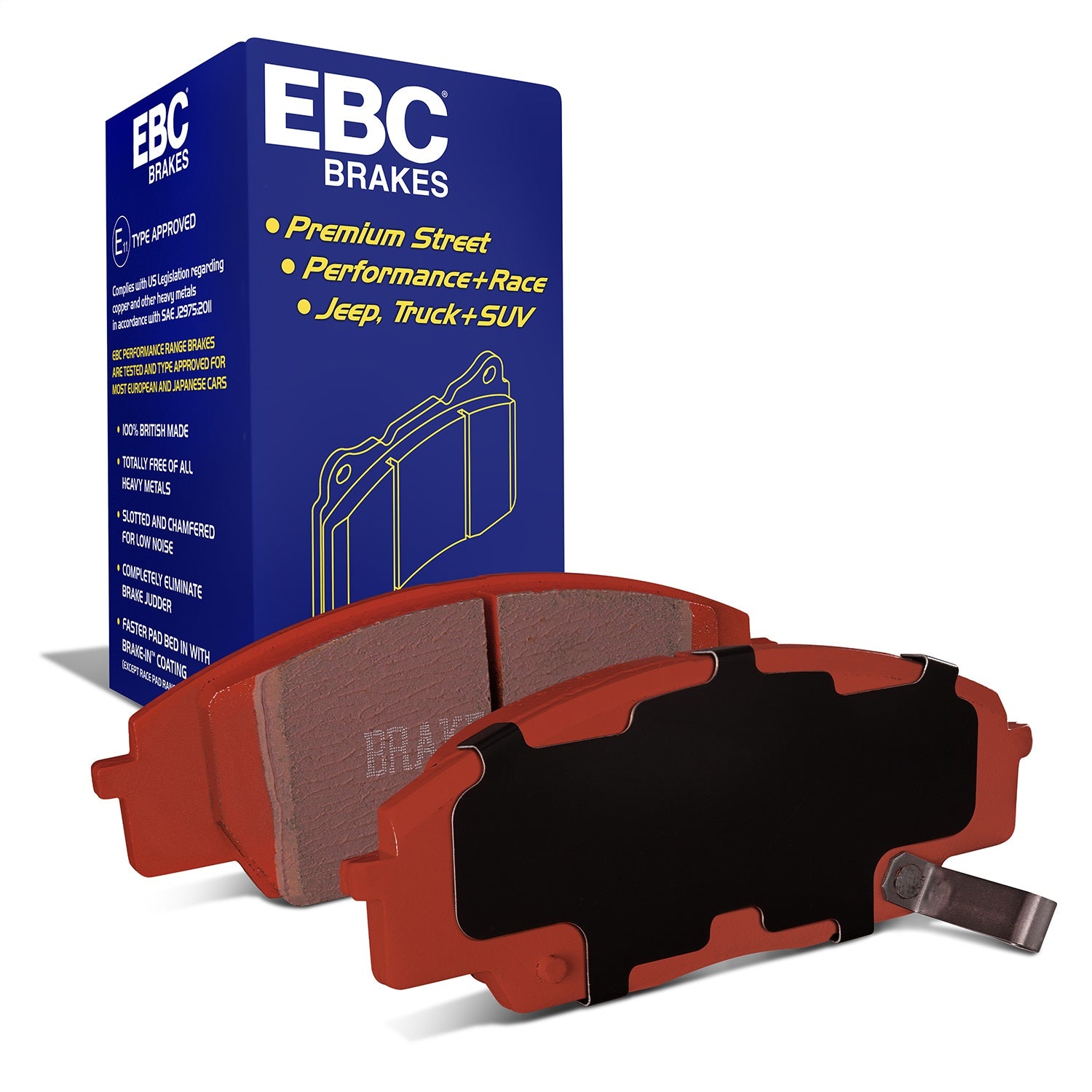 EBC Brakes DP31254C Redstuff Ceramic Low Dust Brake Pads