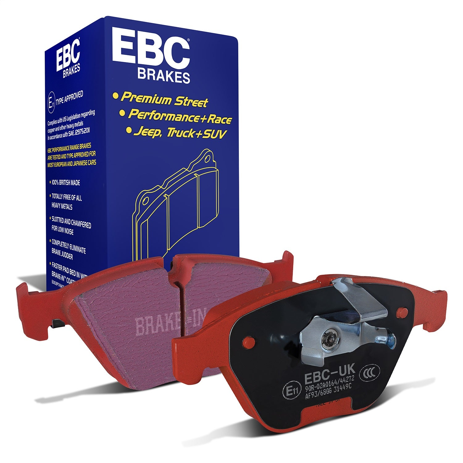EBC Brakes DP31449C Redstuff Ceramic Low Dust Brake Pads