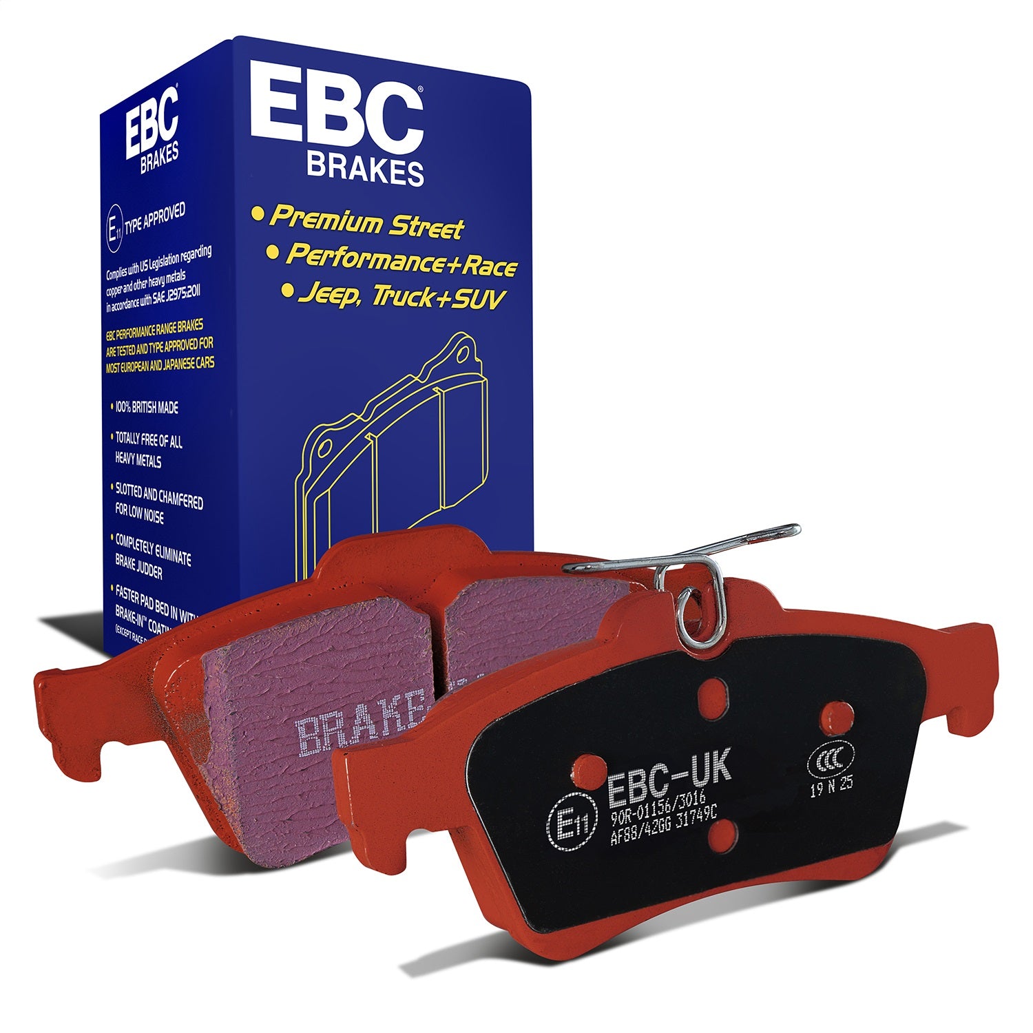 EBC Brakes DP31749C Redstuff Ceramic Low Dust Brake Pads