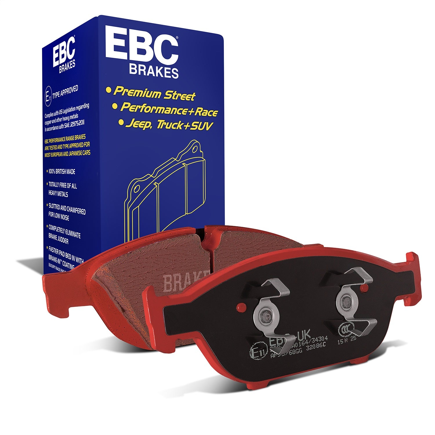 EBC Brakes DP32086C Redstuff Ceramic Low Dust Brake Pads