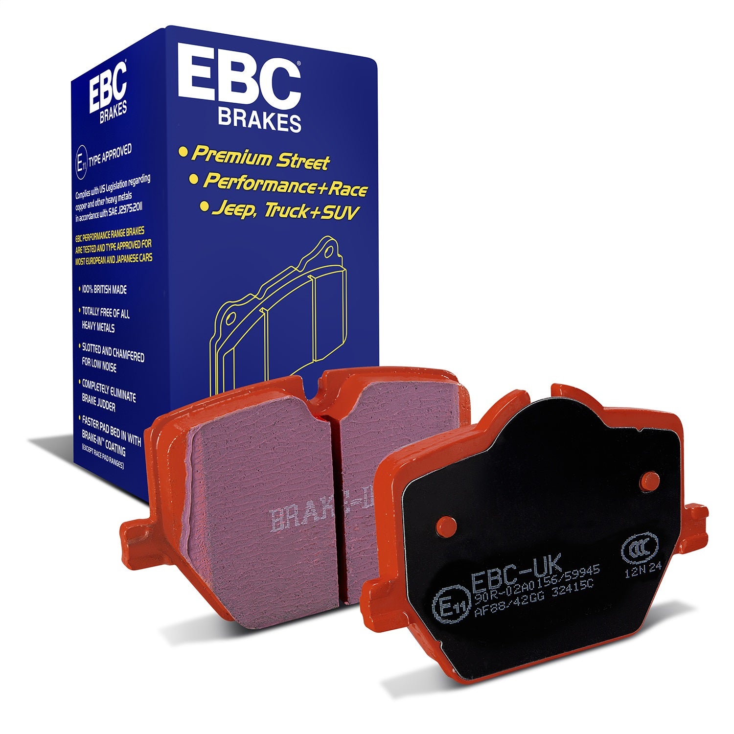 EBC Brakes DP32415C Redstuff Ceramic Low Dust Brake Pads