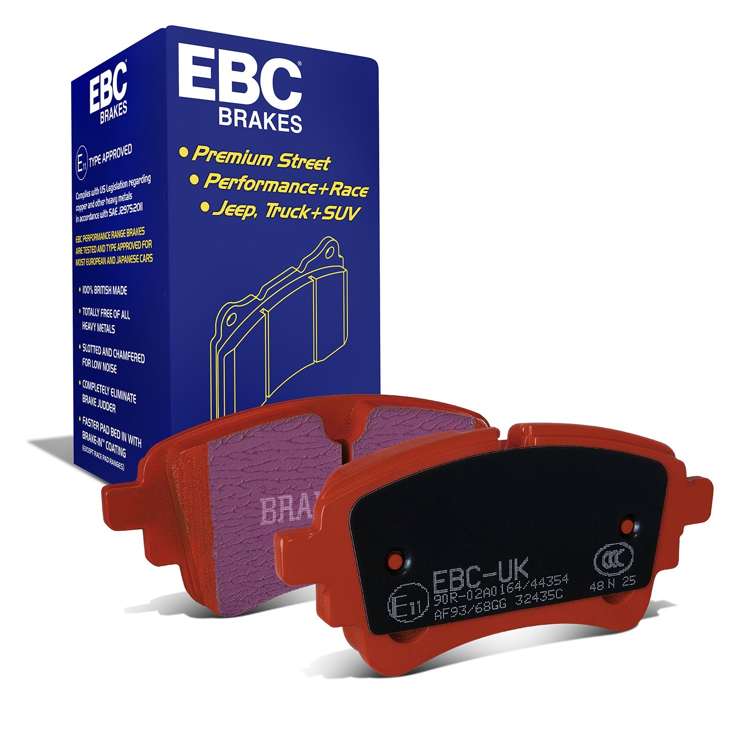EBC Brakes DP32435C Redstuff Ceramic Low Dust Brake Pads