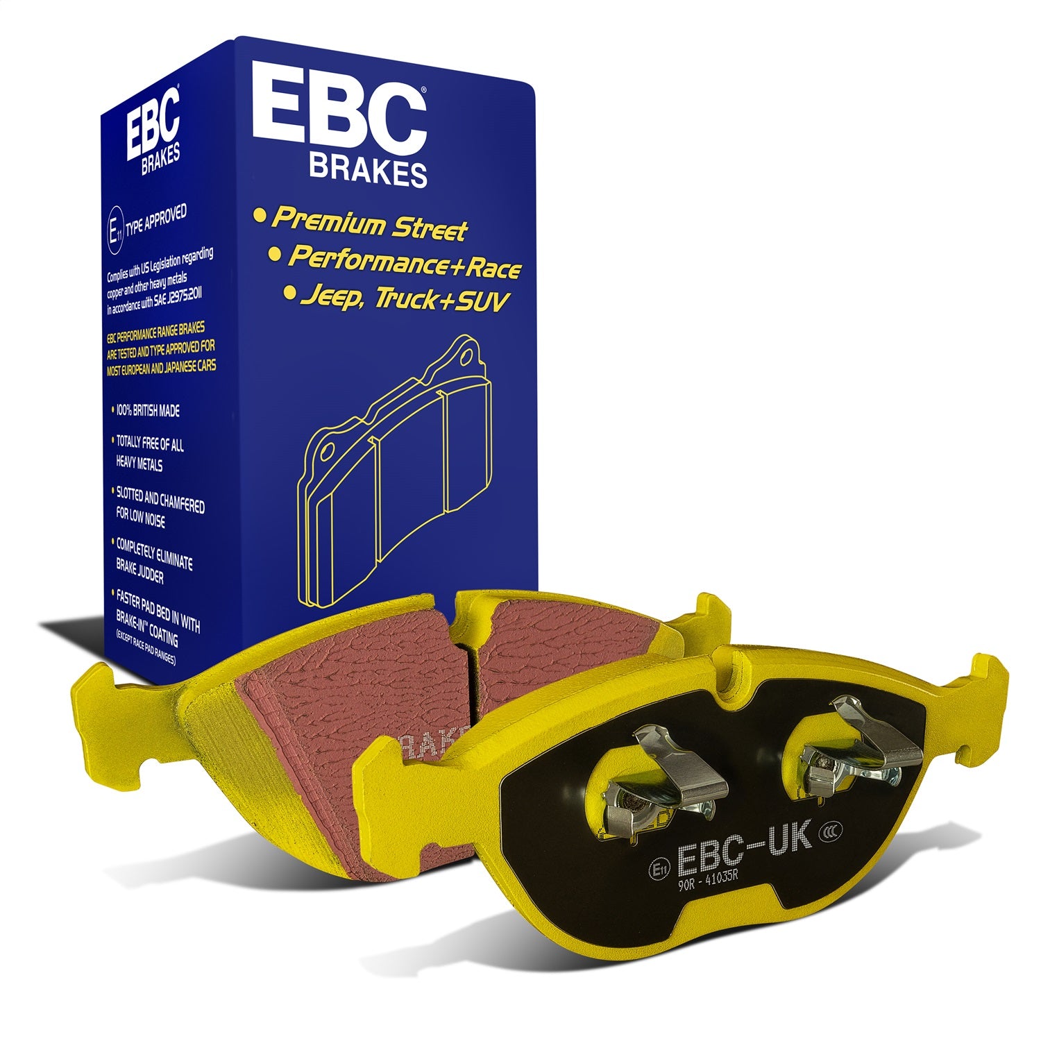EBC Brakes DP41035R Yellowstuff Street And Track Brake Pads