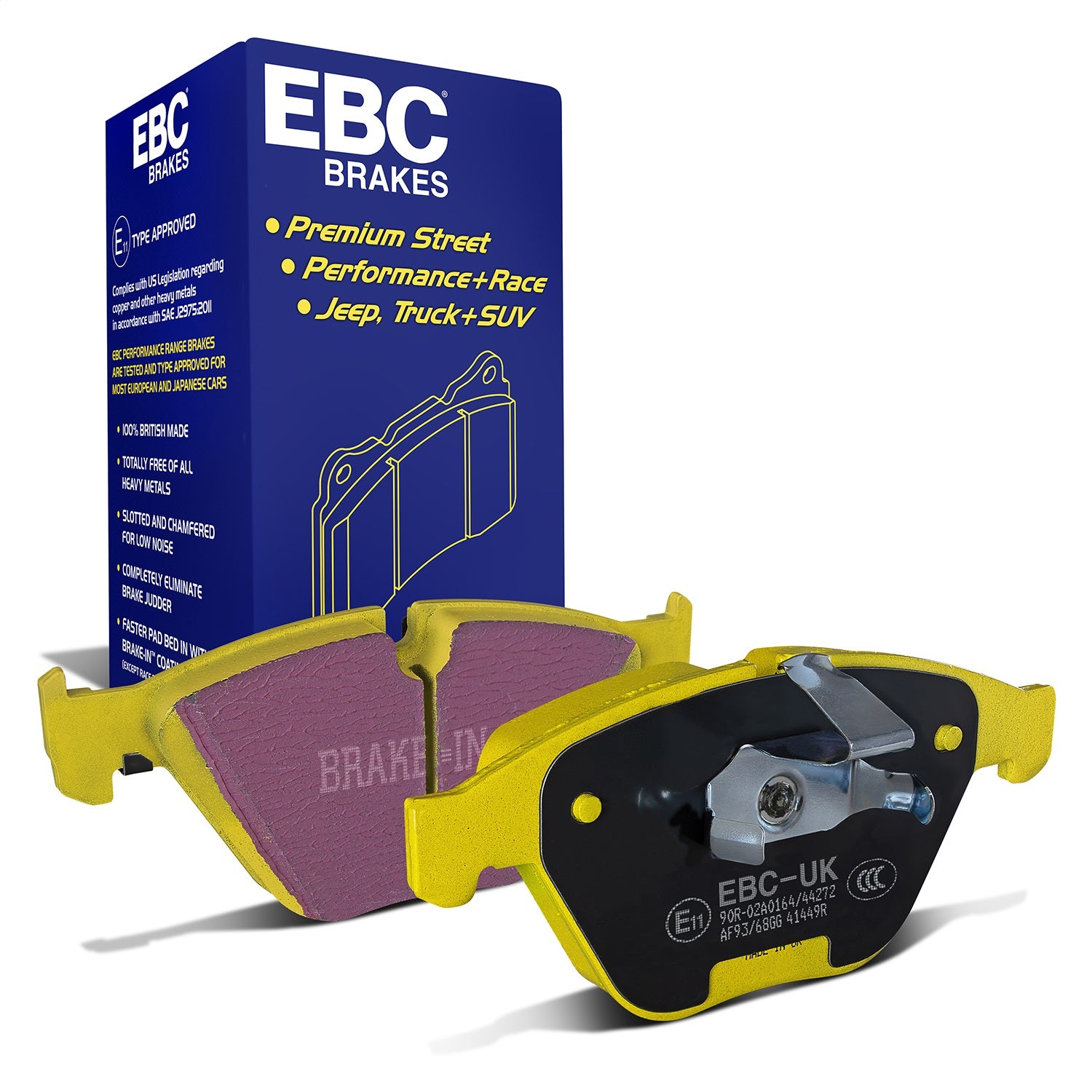 EBC Brakes DP41449R Yellowstuff Street And Track Brake Pads
