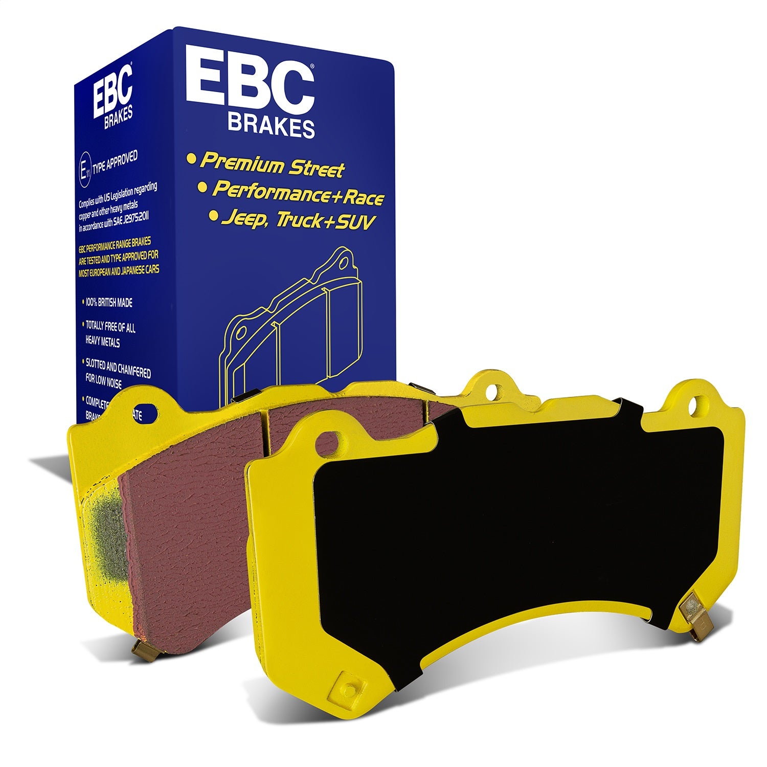 EBC Brakes DP41853R Yellowstuff Street And Track Brake Pads