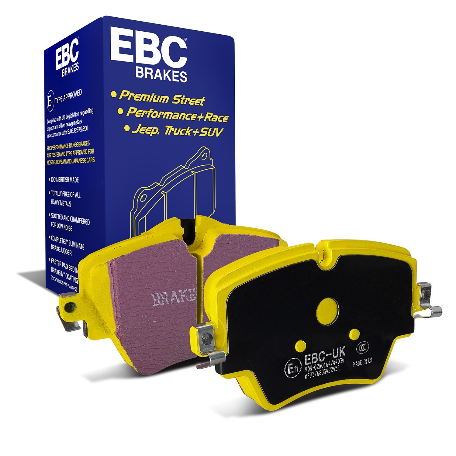 EBC Brakes DP42245R Yellowstuff Street And Track Brake Pads