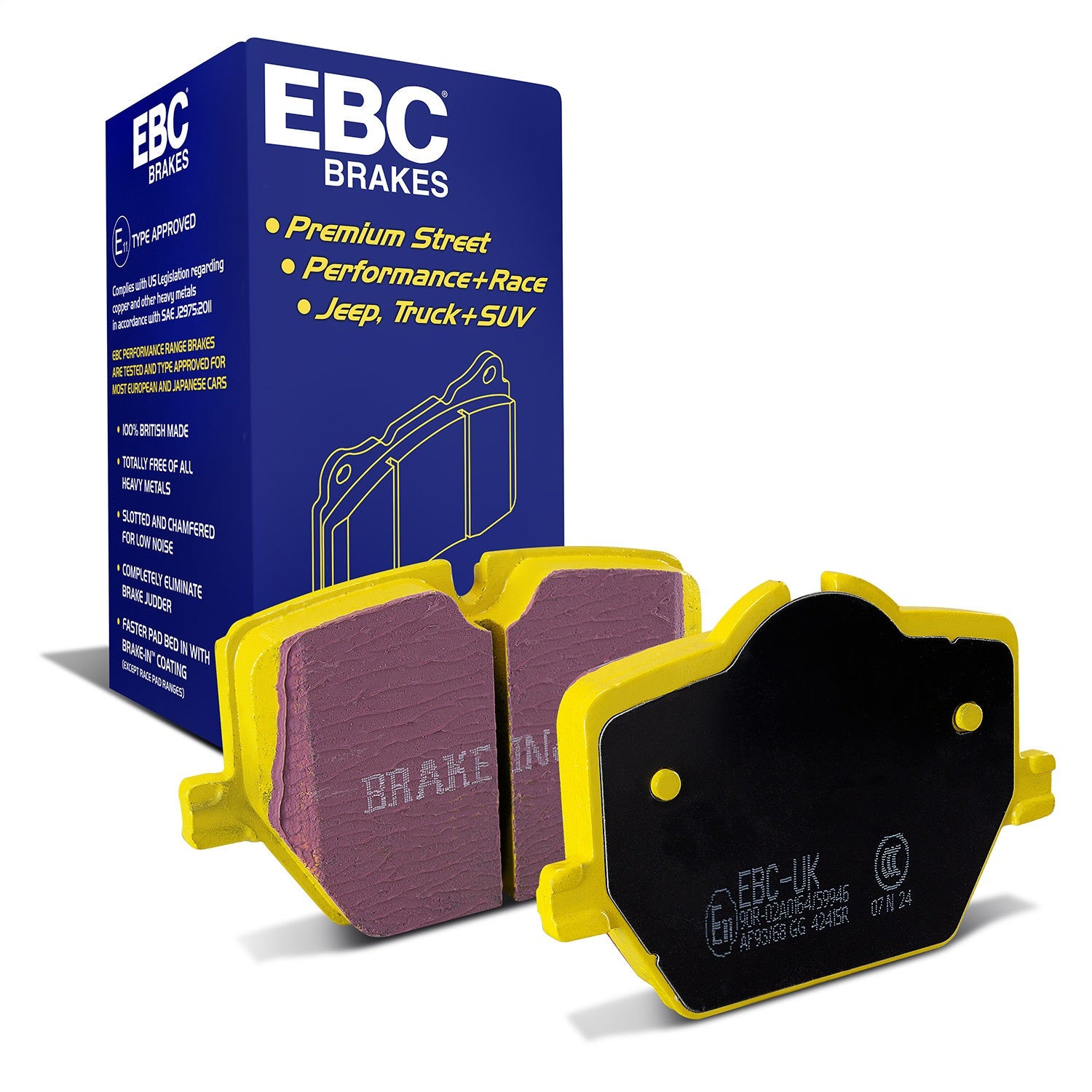 EBC Brakes DP42415R Yellowstuff Street And Track Brake Pads