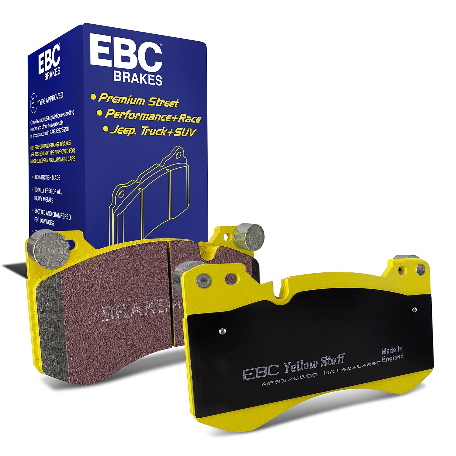 EBC Brakes DP42454R Yellowstuff Street And Track Brake Pads Fits 21-26 M2 M3 M4
