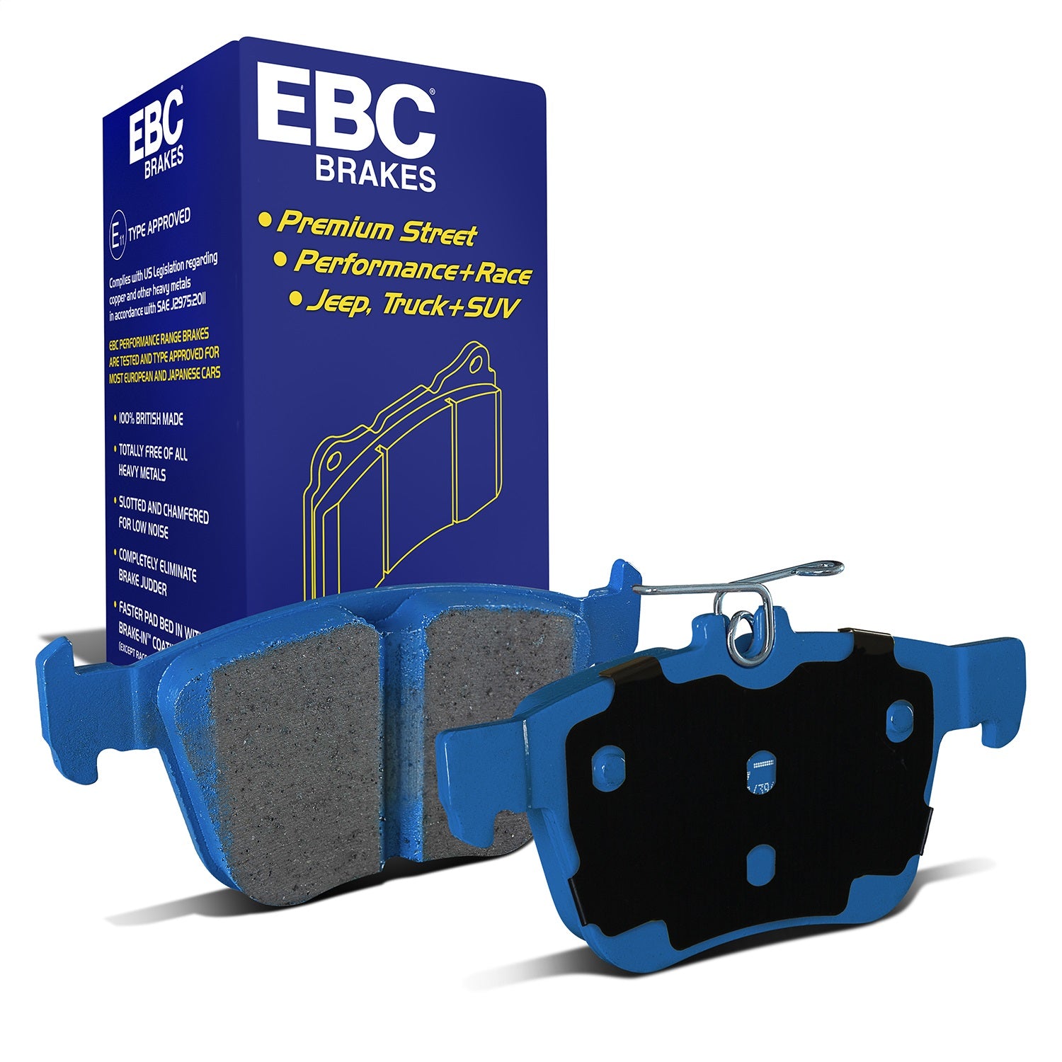 EBC Brakes DP52153NDX Bluestuff NDX Full Race Brake Pads