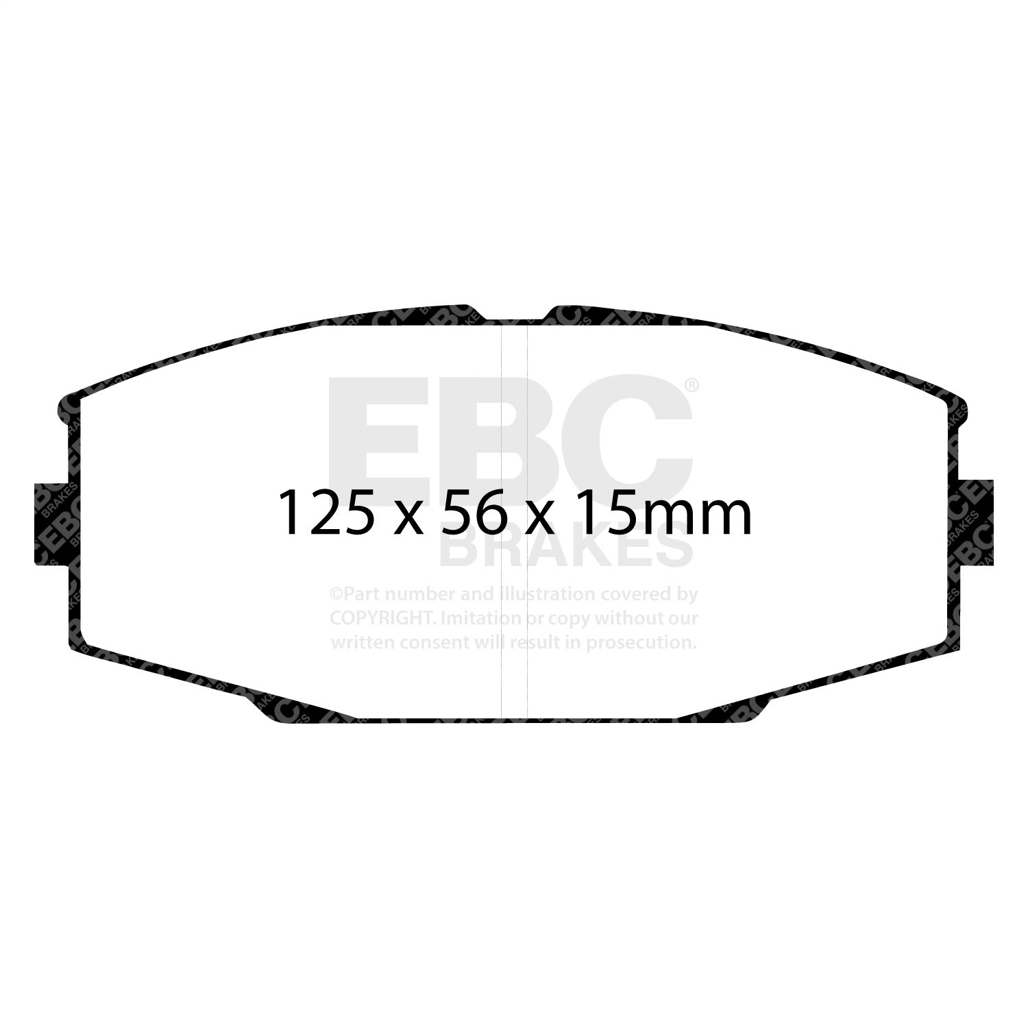 EBC Brakes DP4610R Yellowstuff Street And Track Brake Pads Fits 86-92 Supra