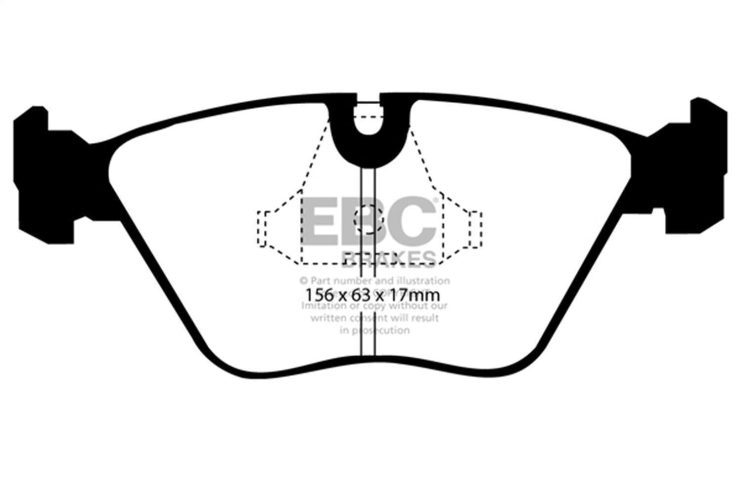 EBC Brakes DP2689/2 Greenstuff 2000 Series Sport Brake Pads
