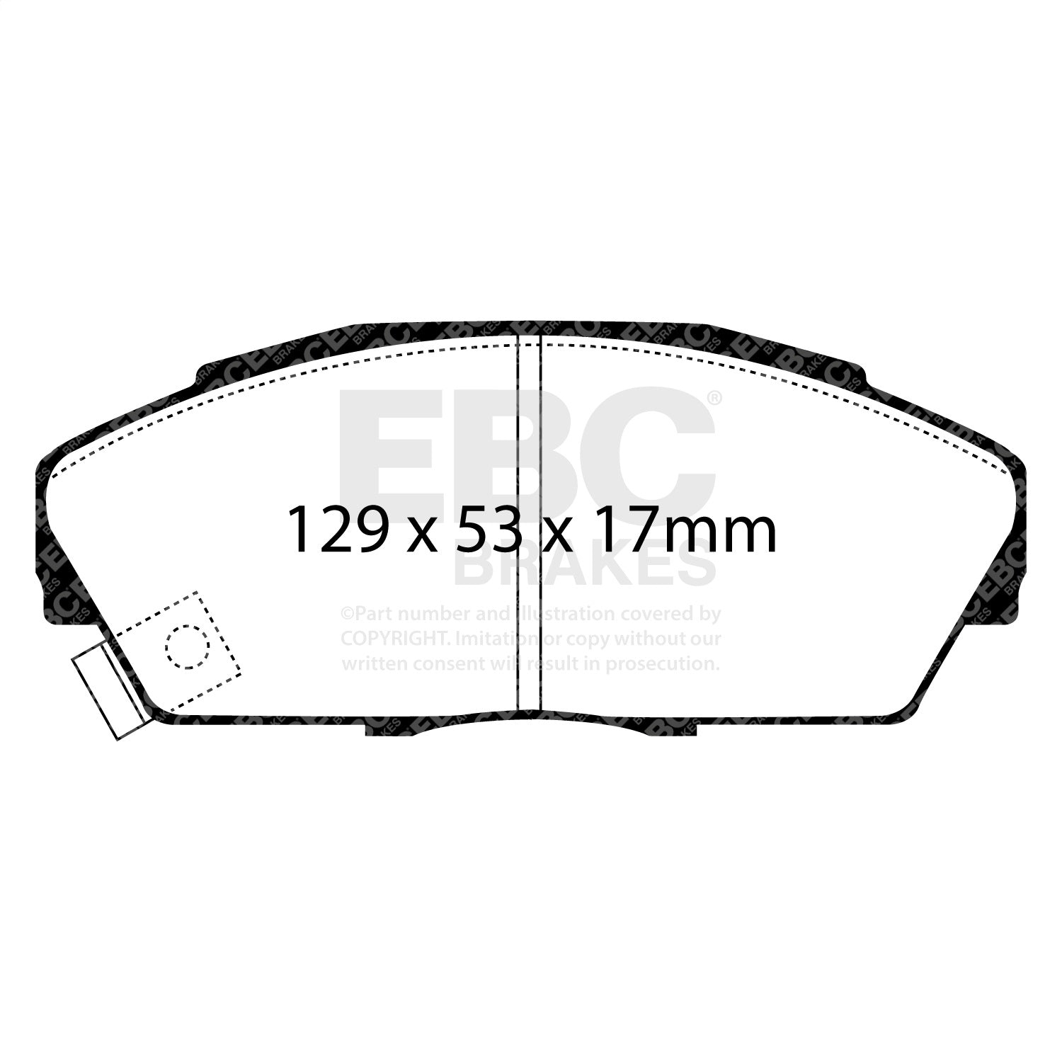 EBC Brakes DP4719/2R Yellowstuff Street And Track Brake Pads