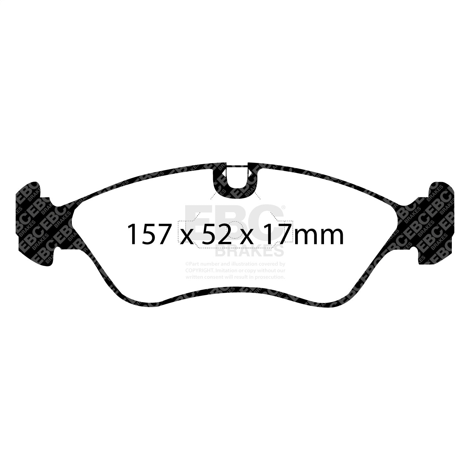 EBC Brakes DP4760R Yellowstuff Street And Track Brake Pads Fits 99-02 Lanos