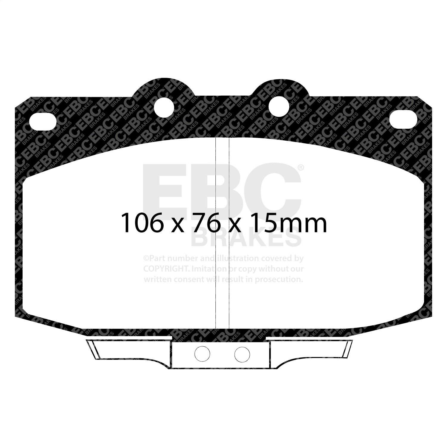 EBC Brakes DP2763 Greenstuff 2000 Series Sport Brake Pads Fits 86-95 RX-7