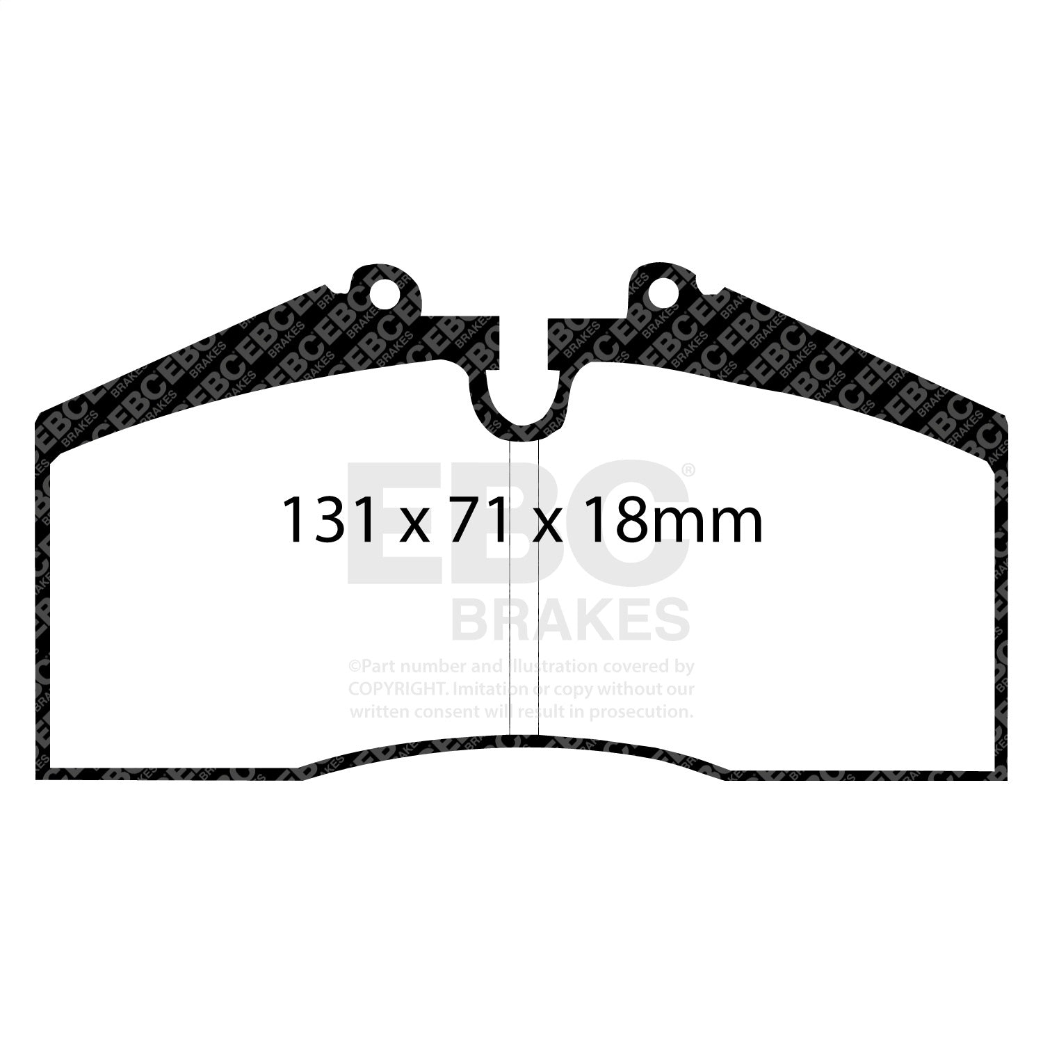 EBC Brakes DP3767C Redstuff Ceramic Low Dust Brake Pads Fits 911 928 944 968