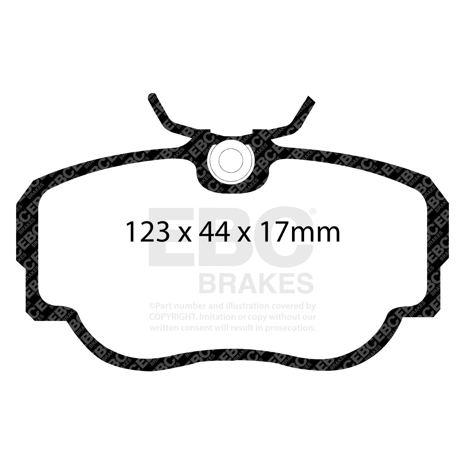 EBC Brakes DP3779C Redstuff Ceramic Low Dust Brake Pads