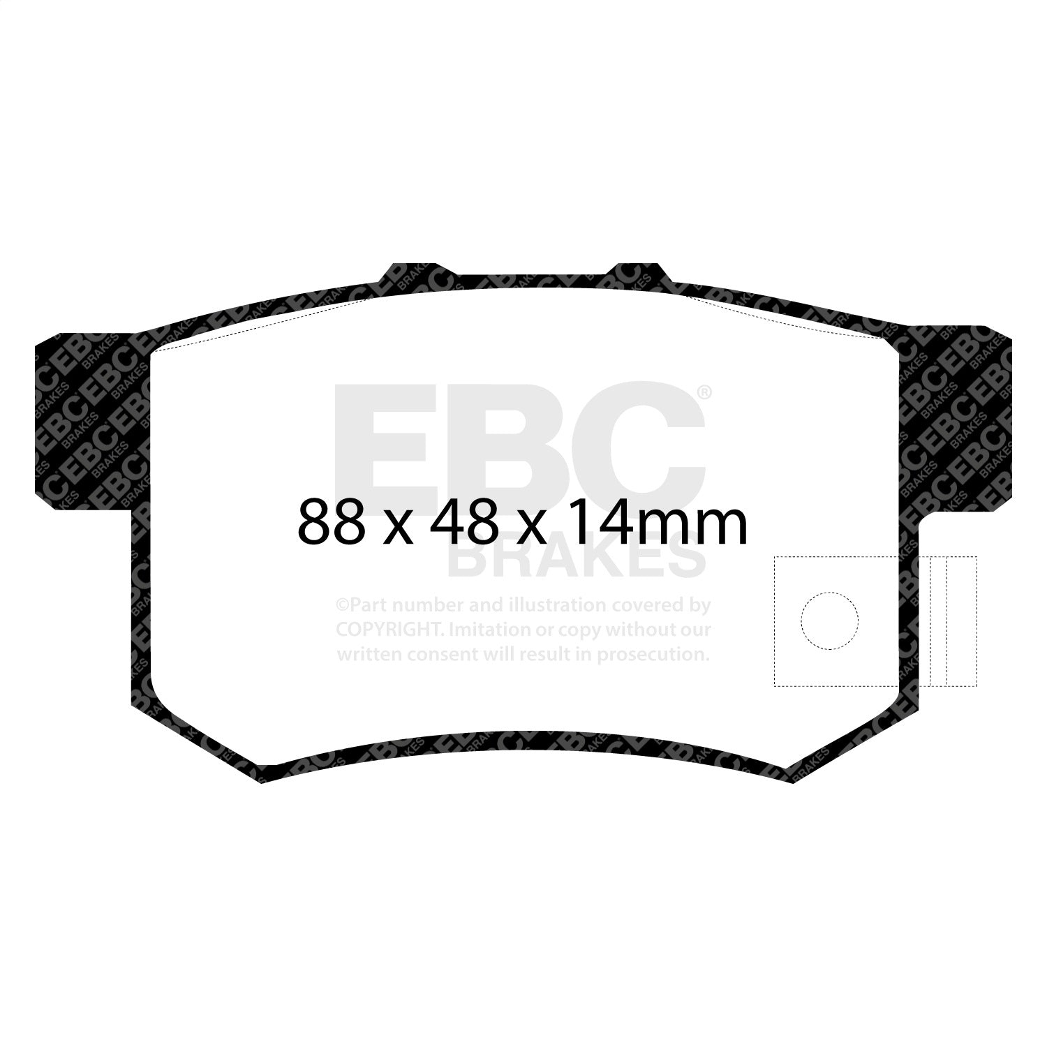 EBC Brakes DP2781/2 Greenstuff 2000 Series Sport Brake Pads