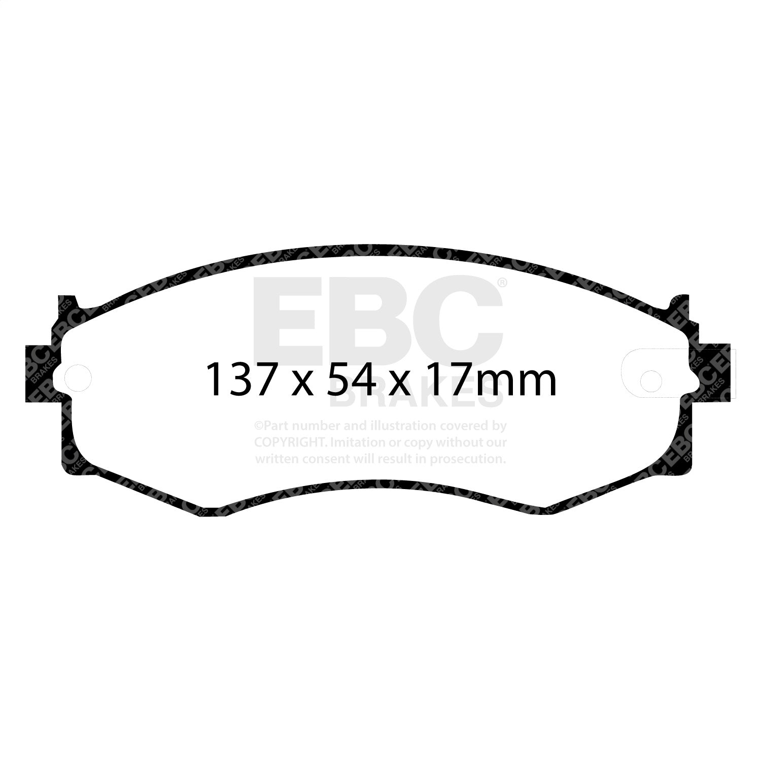 EBC Brakes DP3792C Redstuff Ceramic Low Dust Brake Pads