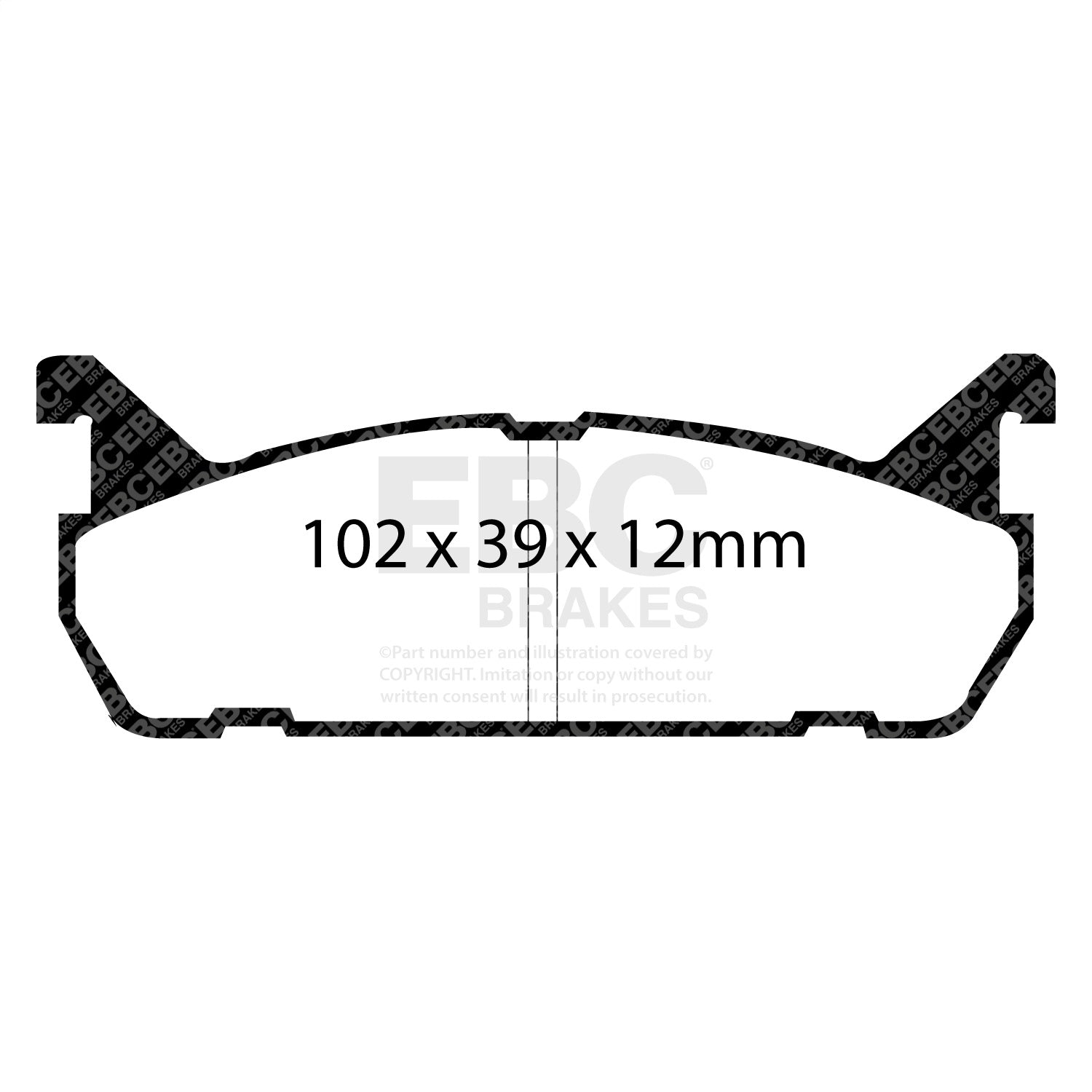 EBC Brakes DP2828 Greenstuff 2000 Series Sport Brake Pads