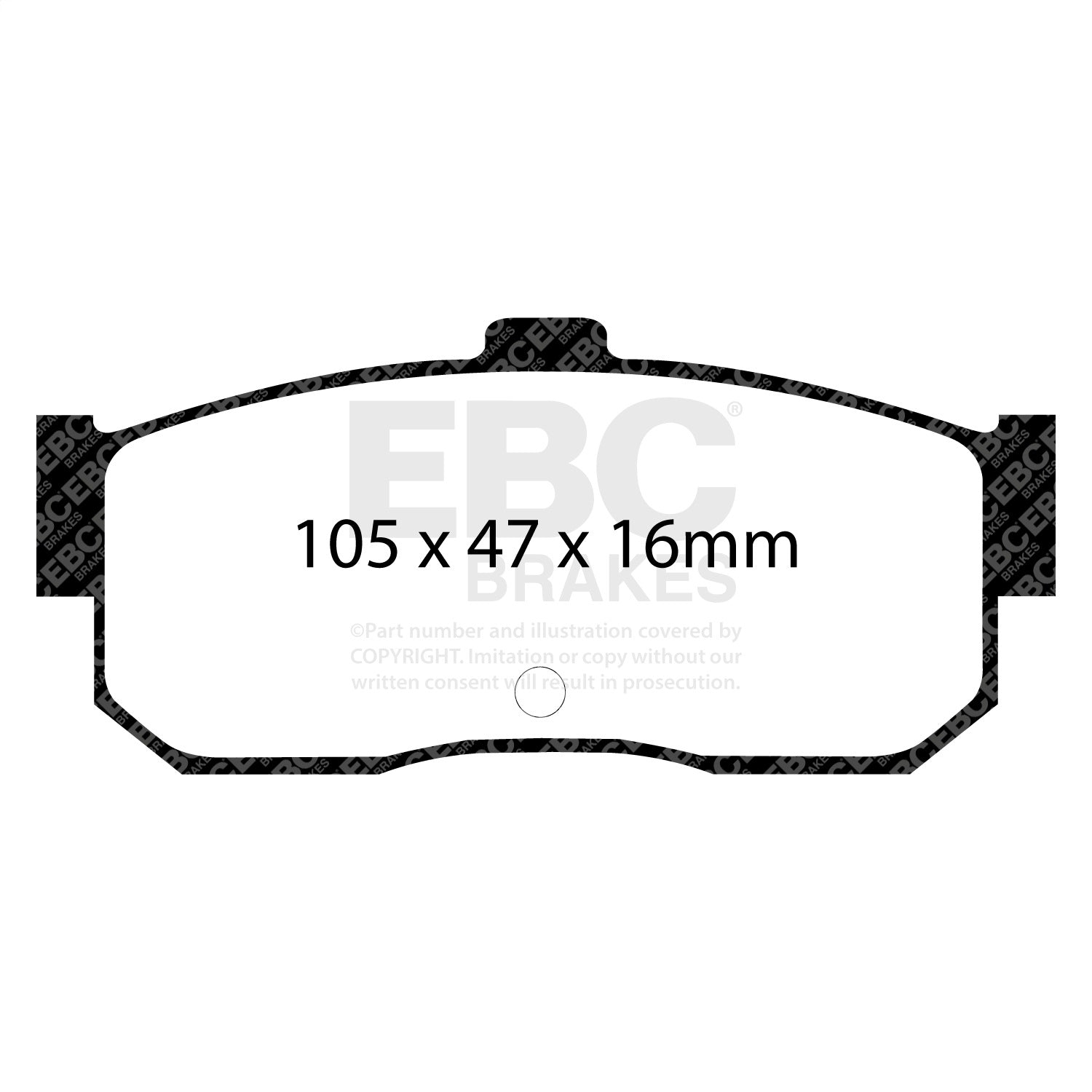 EBC Brakes DP2889 Greenstuff 2000 Series Sport Brake Pads