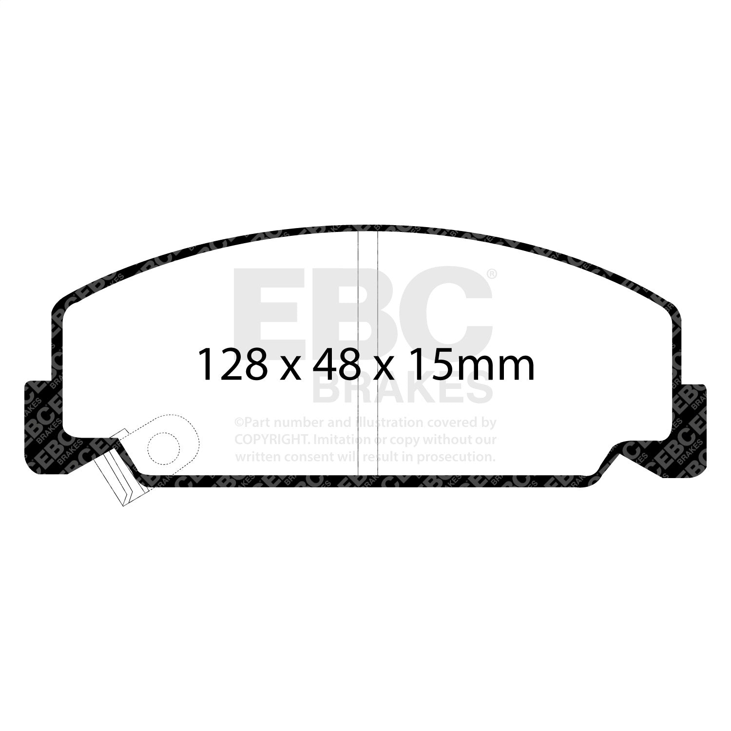 EBC Brakes DP2911 Greenstuff 2000 Series Sport Brake Pads