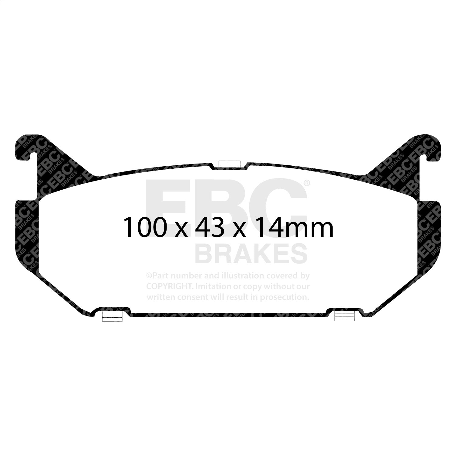 EBC Brakes S2KR2231 S2 Kits Greenstuff 2000 and USR Rotors Fits 626 MX-6 Probe