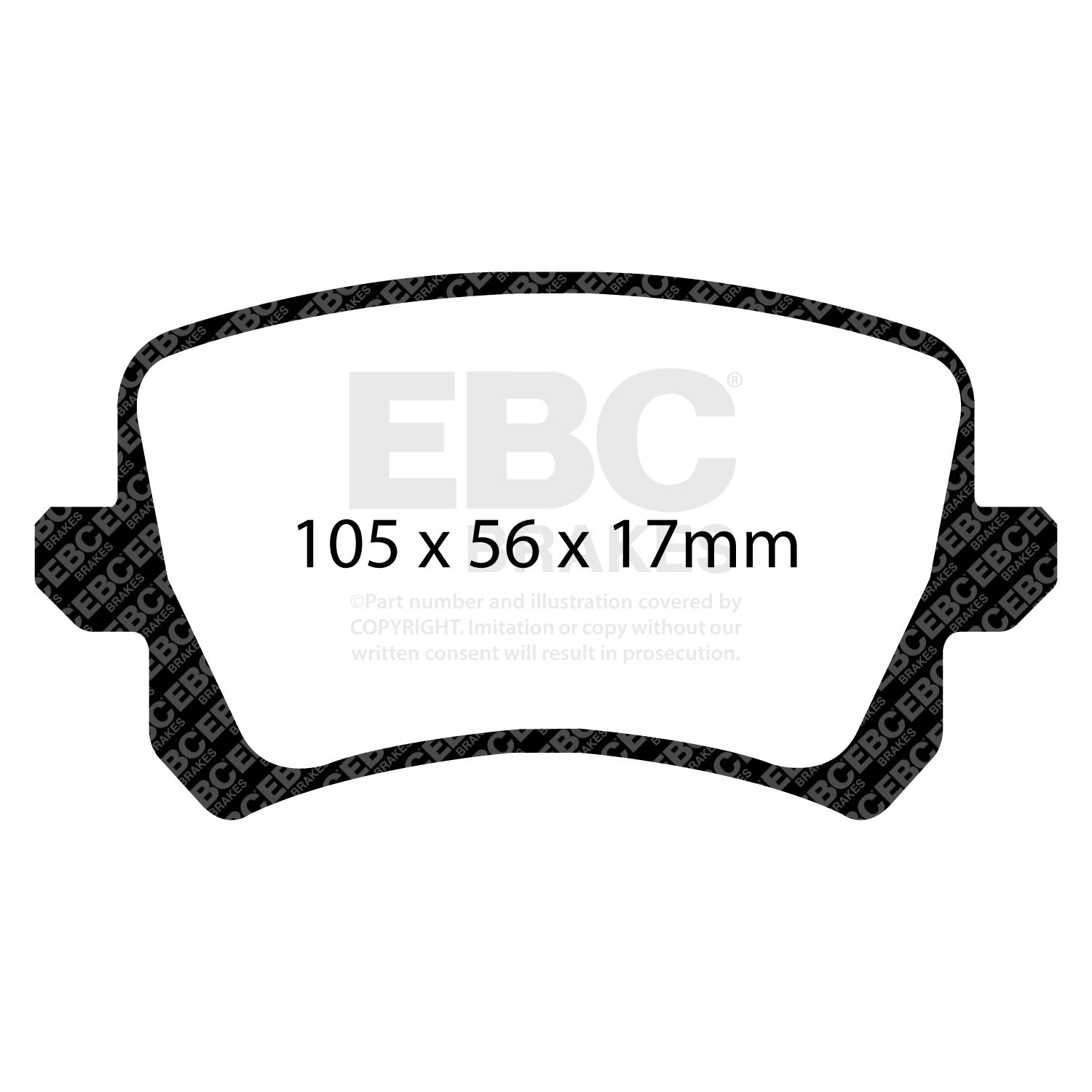EBC Brakes DP32004C Redstuff Ceramic Low Dust Brake Pads