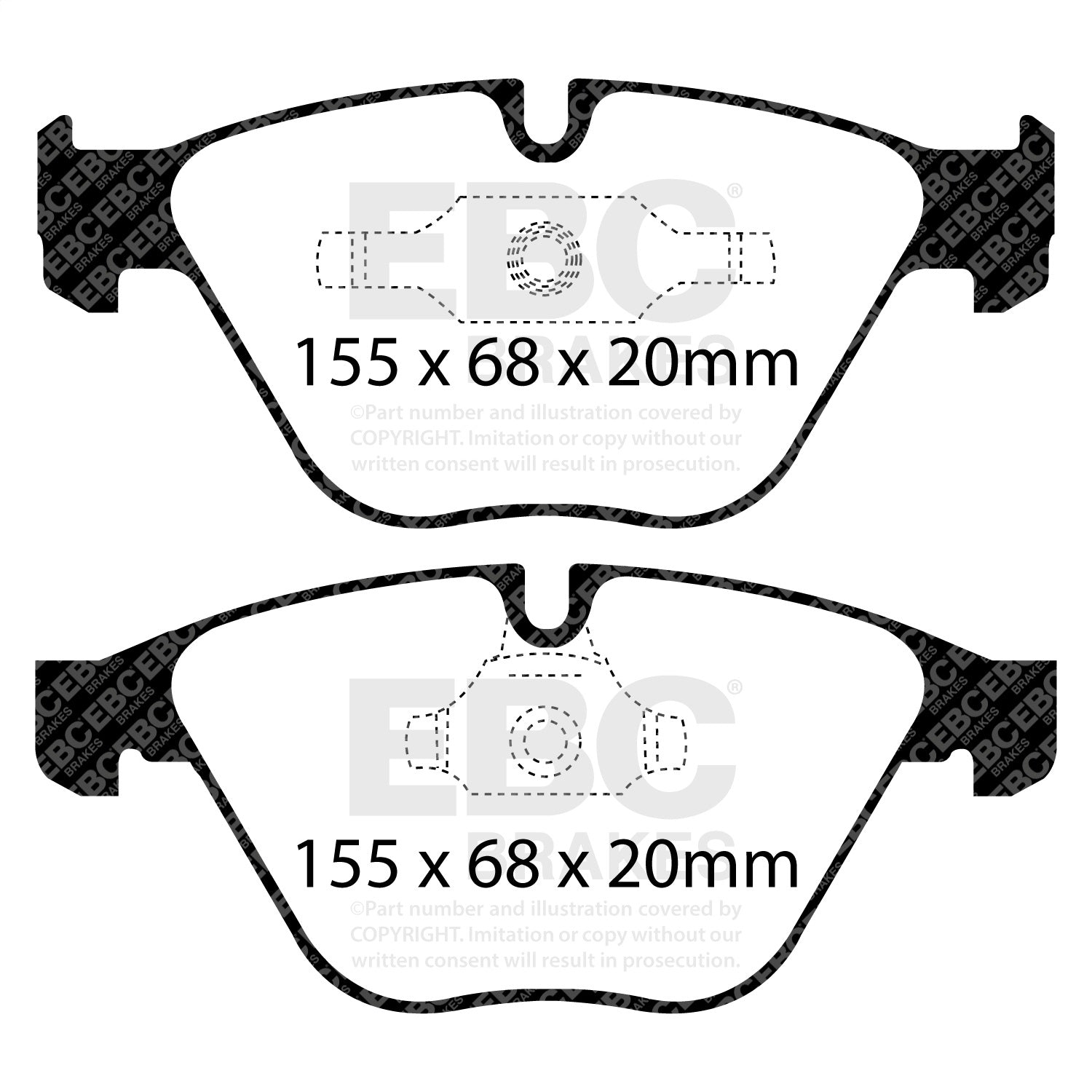 EBC Brakes DP42006R Yellowstuff Street And Track Brake Pads