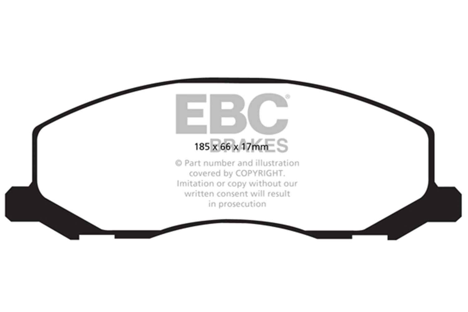 EBC Brakes DP32015C Redstuff Ceramic Low Dust Brake Pads Fits 10-11 9-5