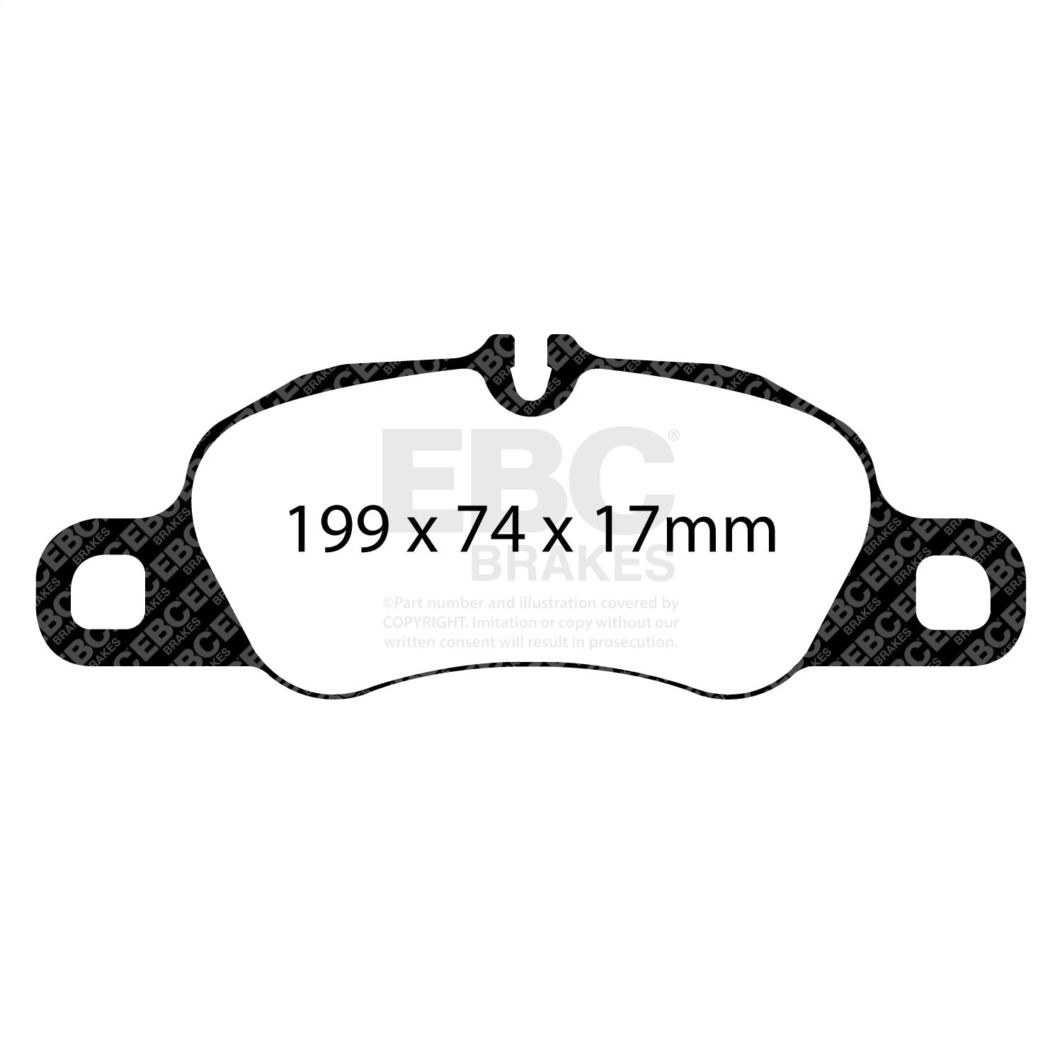 EBC Brakes DP42057R Yellowstuff Street And Track Brake Pads