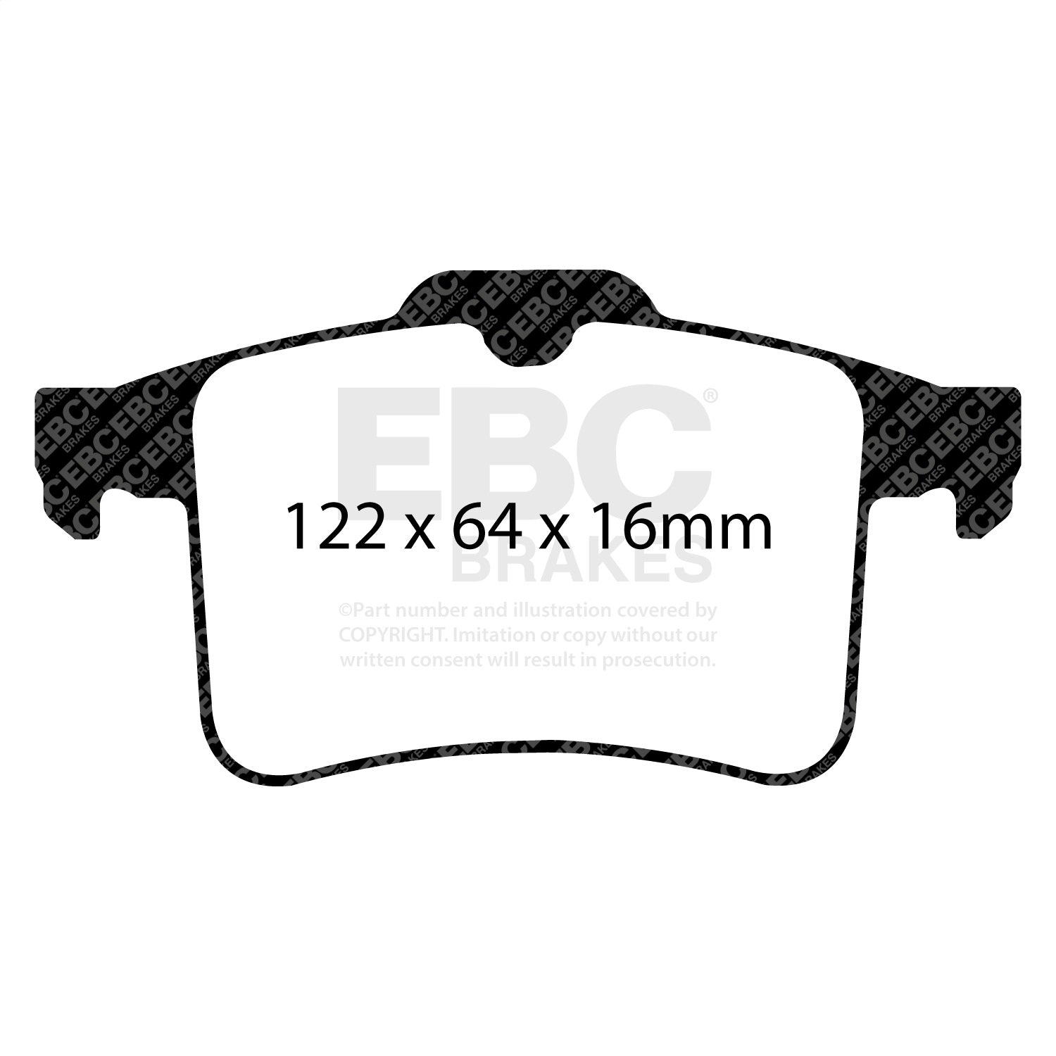 EBC Brakes DP32059C Redstuff Ceramic Low Dust Brake Pads