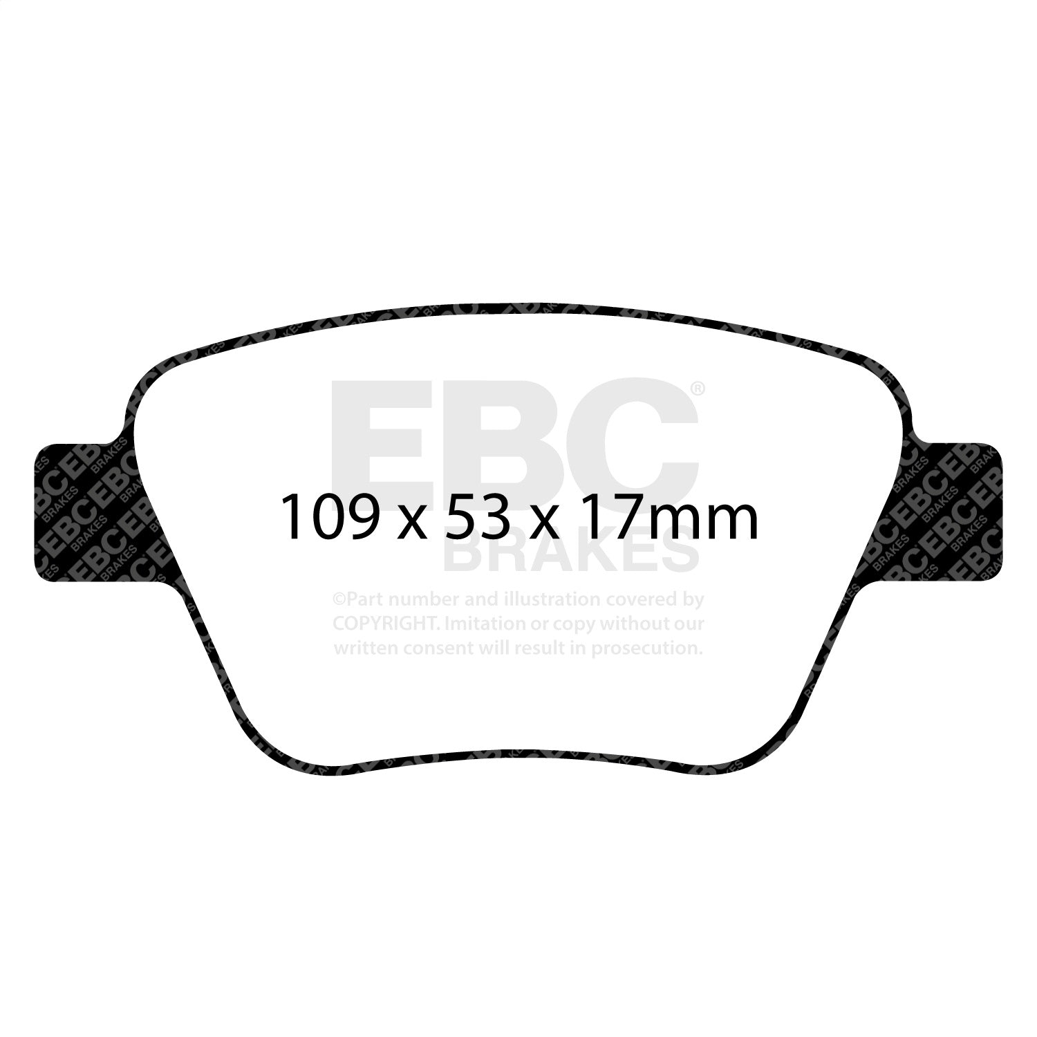 EBC Brakes DP22075 Greenstuff 2000 Series Sport Brake Pads
