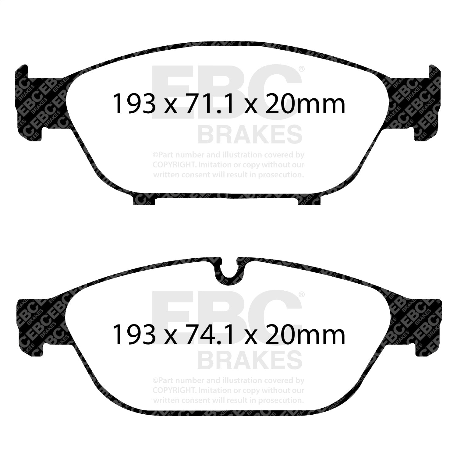 EBC Brakes DP42086R Yellowstuff Street And Track Brake Pads