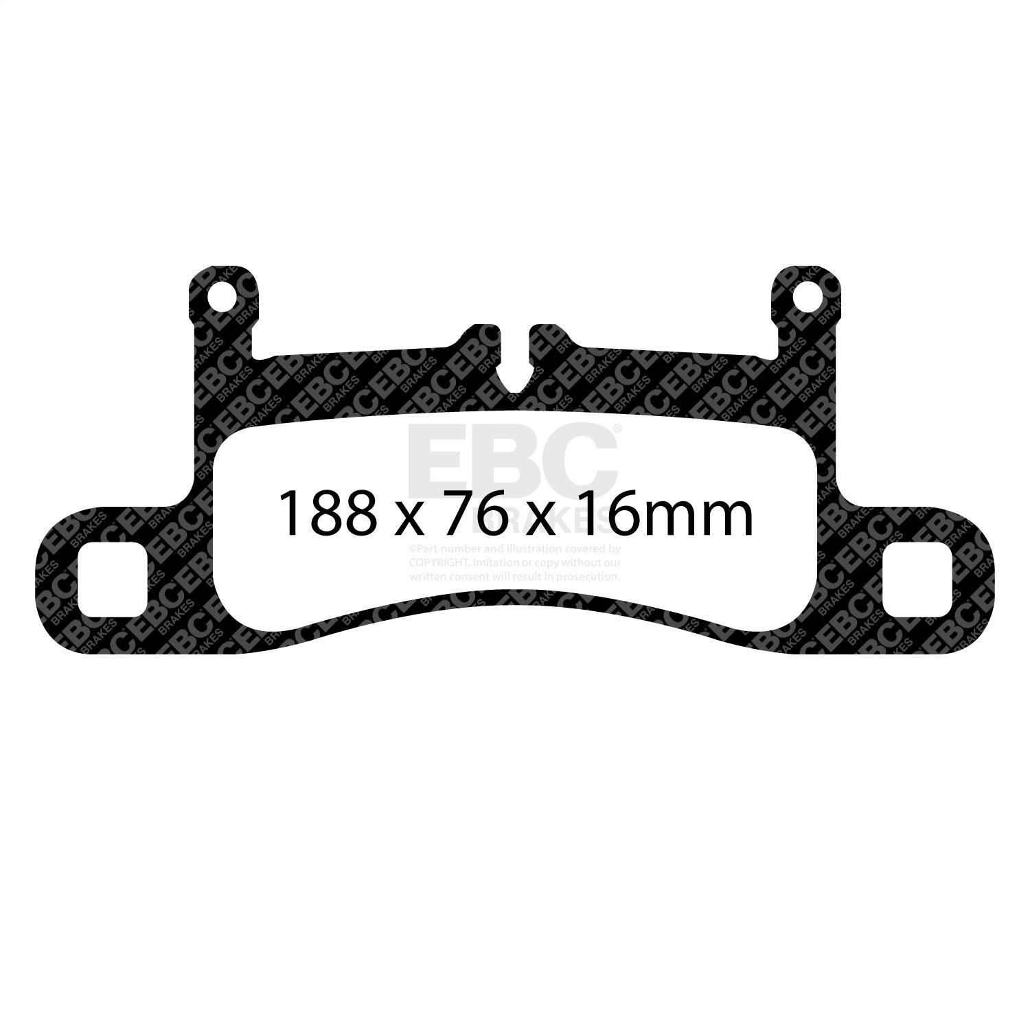 EBC Brakes ED92098 Truck/SUV Extra Duty Brake Pads Fits 10-26 Cayenne Touareg