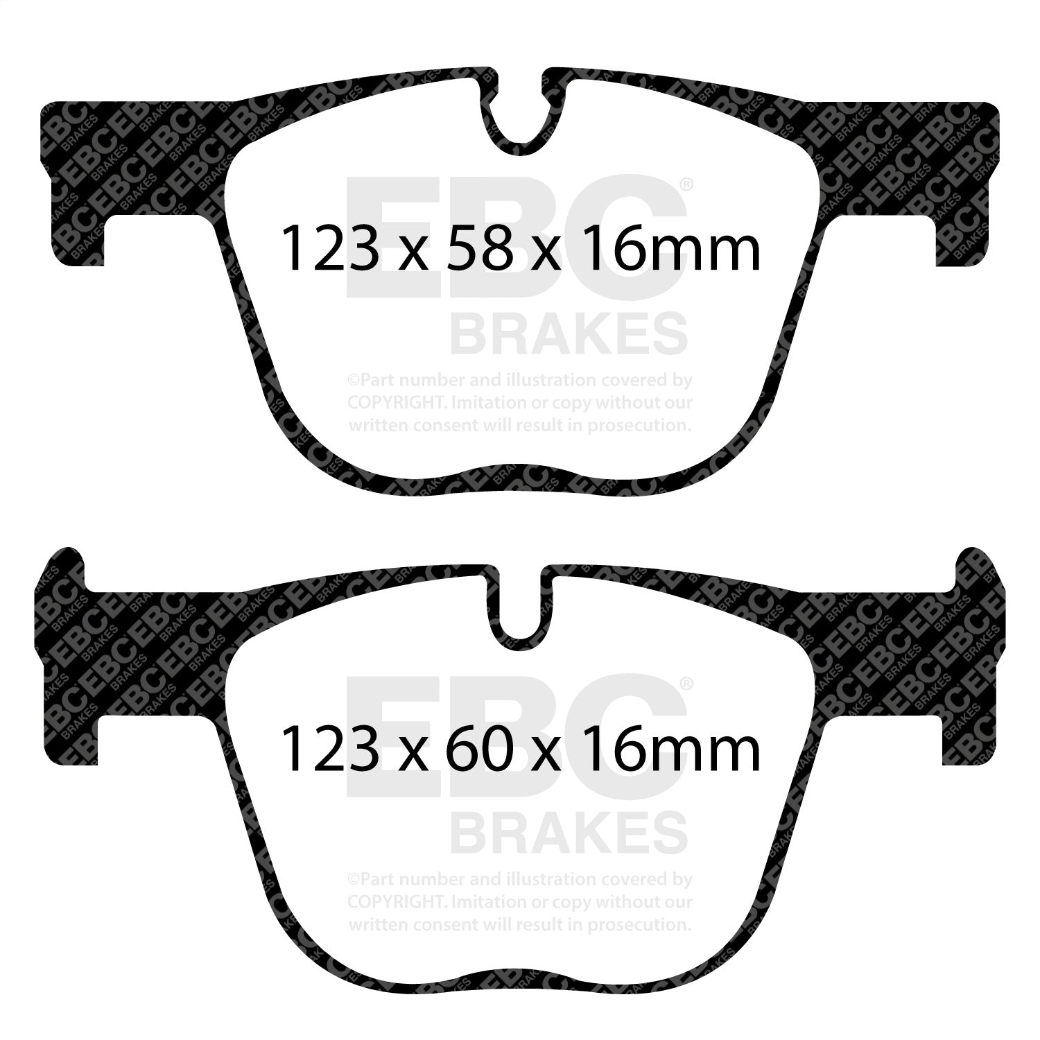 EBC Brakes UD1610 Ultimax  Brake Pads